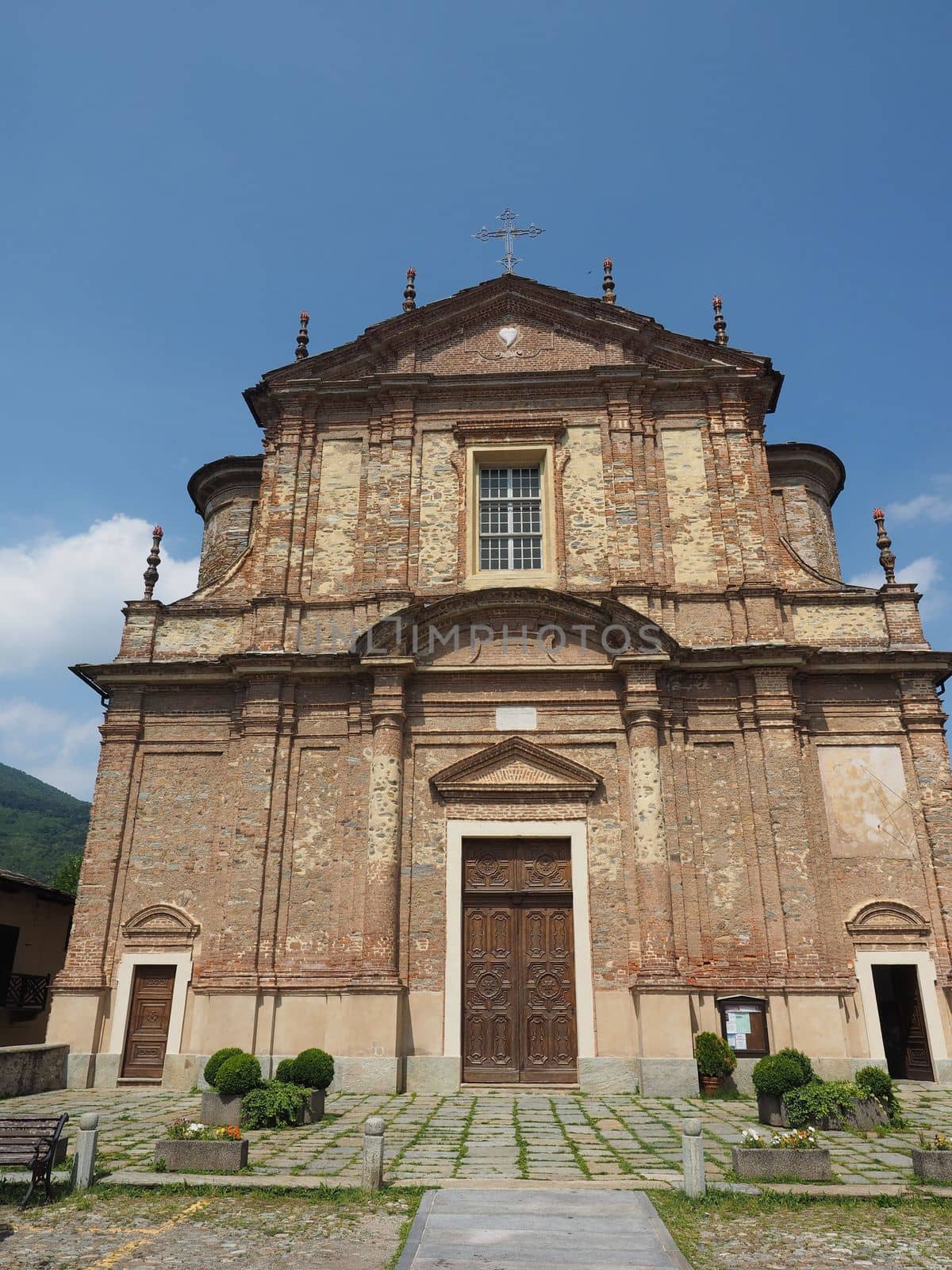 The church of San Genesio in Corio Canavese, Italy