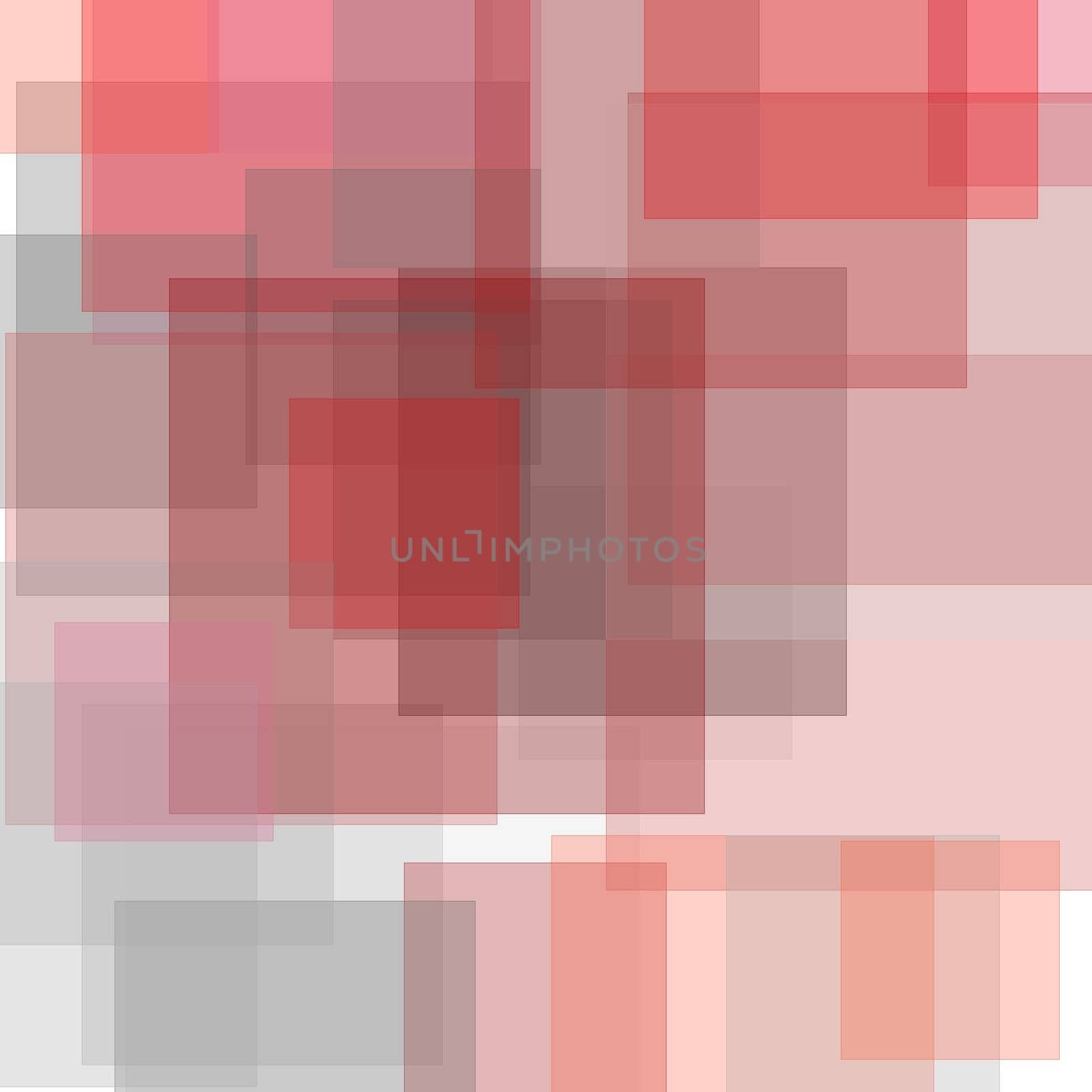 Abstract red grey squares illustration background by claudiodivizia