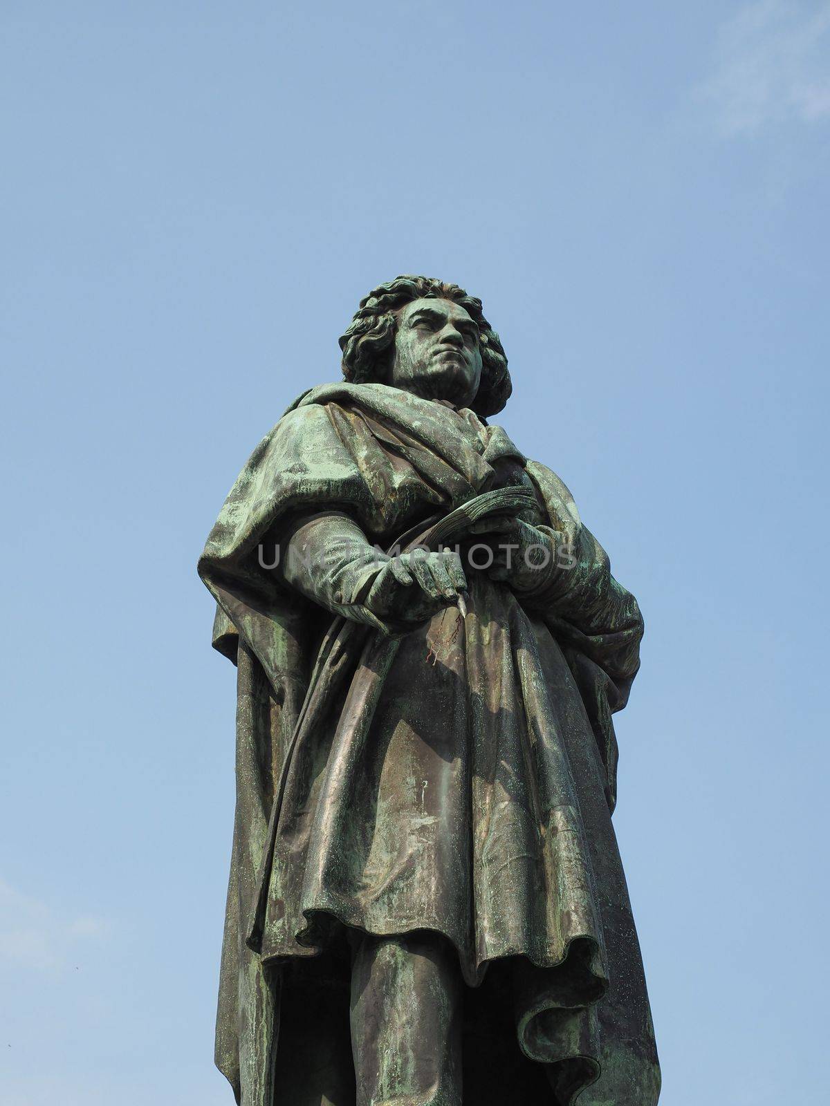 Beethoven Denkmal (unveiled 1845) bronze statue in Bonn, Germany