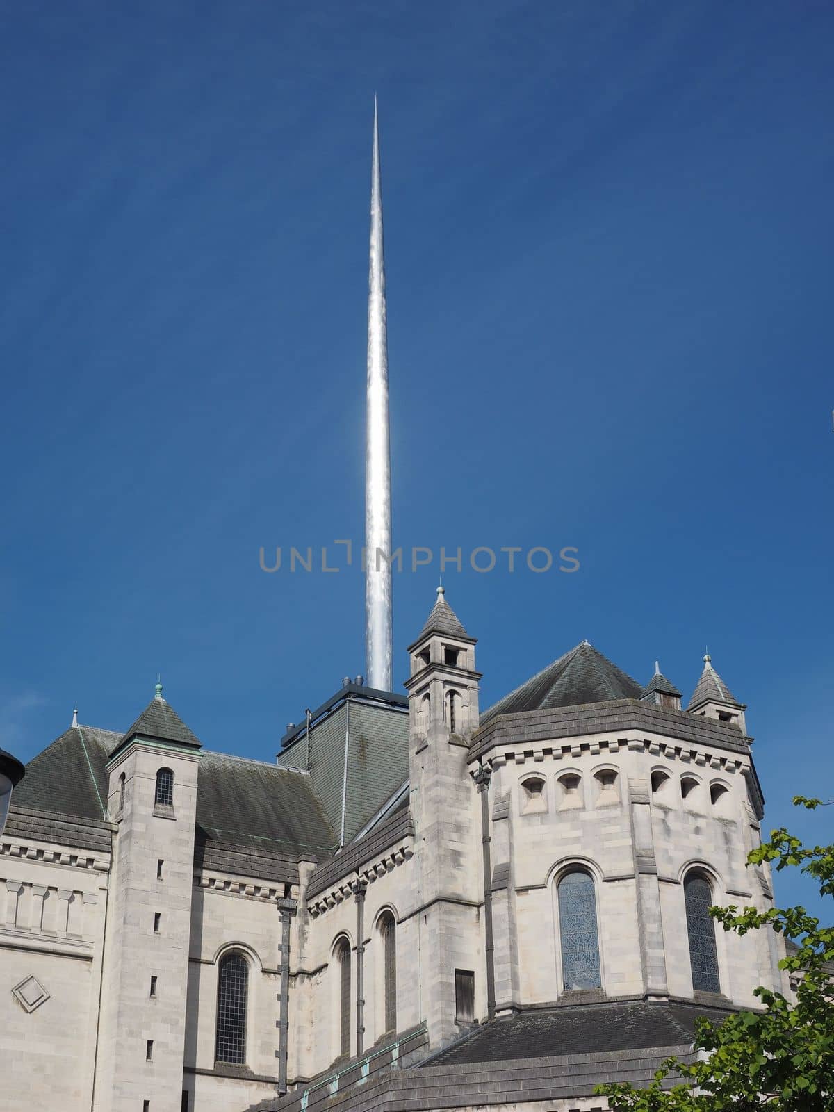 St Anne Cathedral spire in Belfast by claudiodivizia