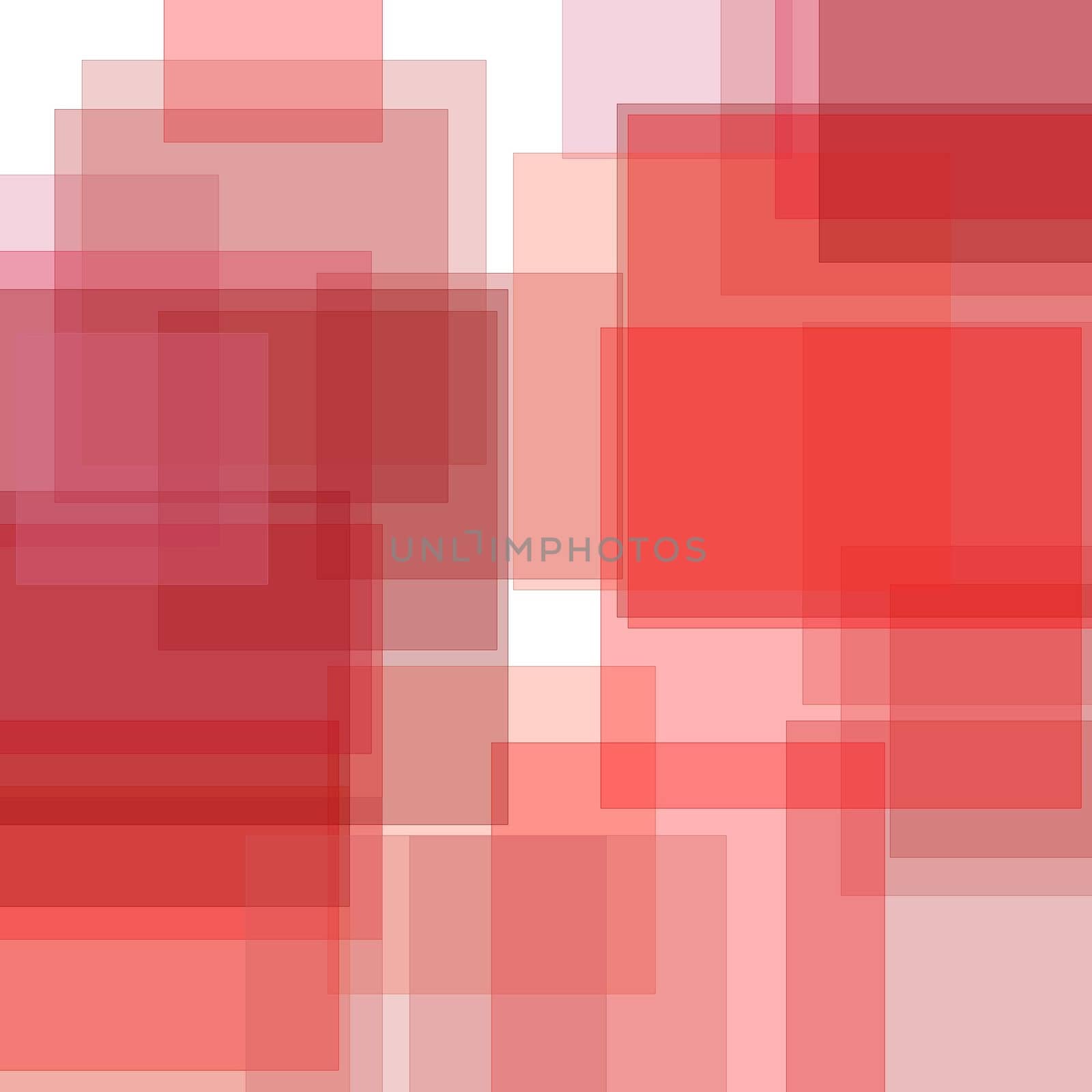Abstract red squares illustration background by claudiodivizia