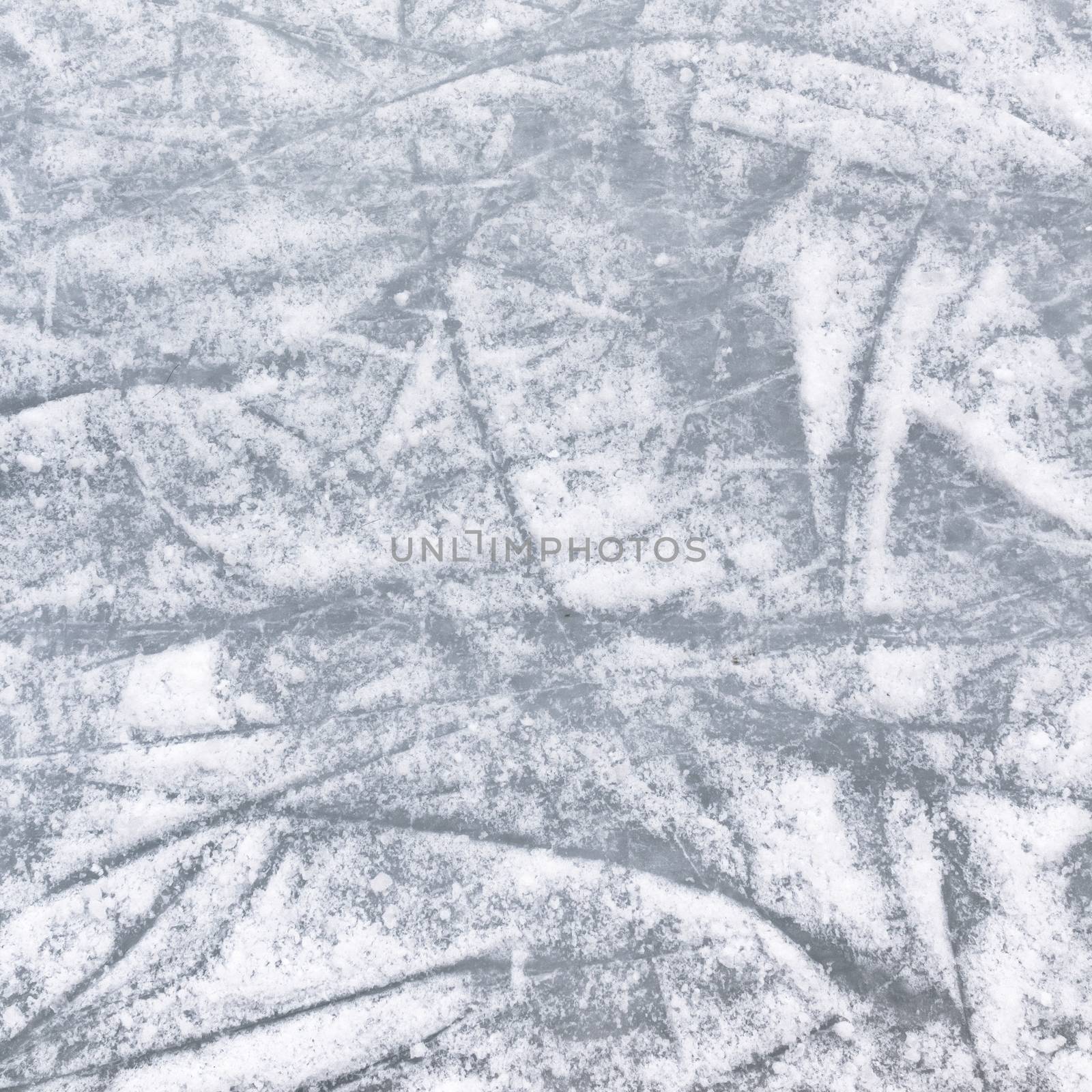 Scratches on the surface of the ice