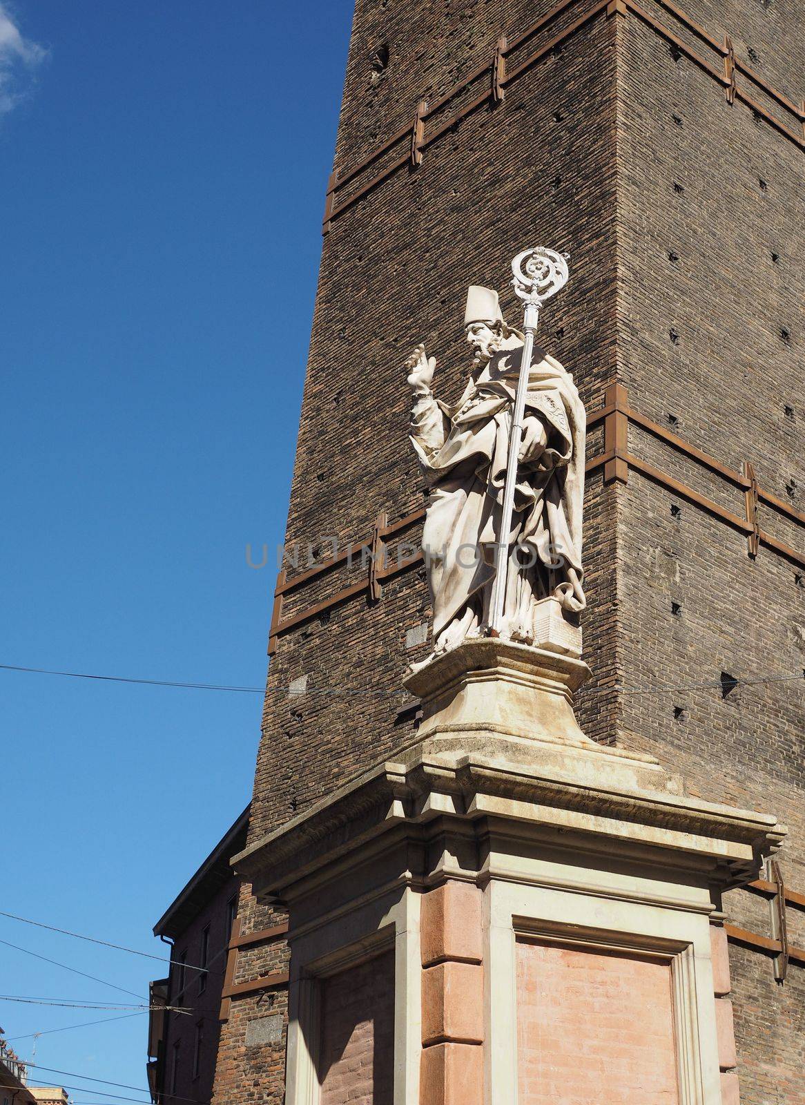 San Petronio statue in Bologna by claudiodivizia