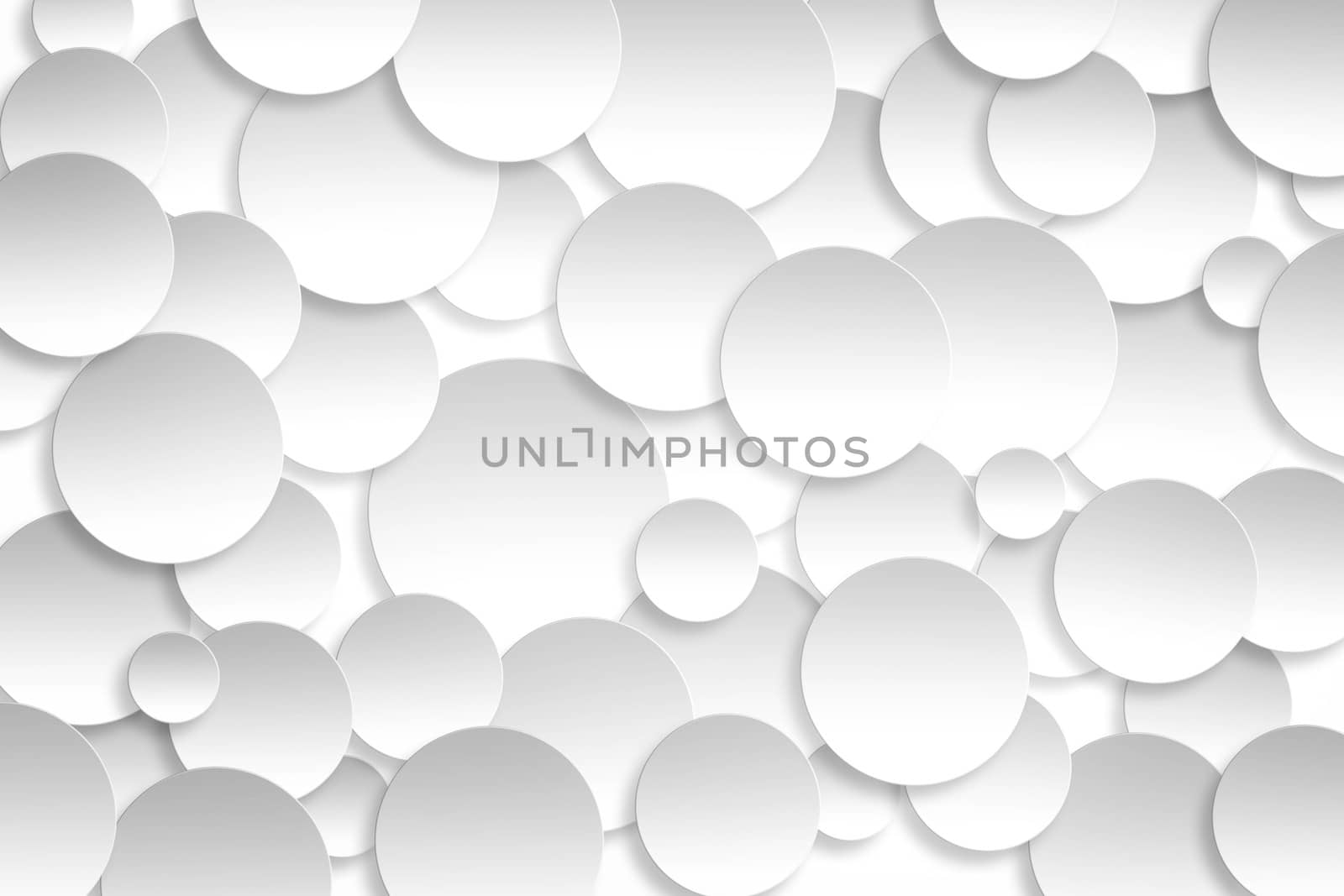 Abstract paper circle design silver background texture. by jayzynism