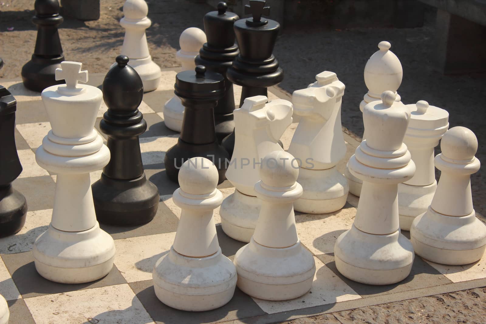 Game of chess, business concept strategy, leadership and team