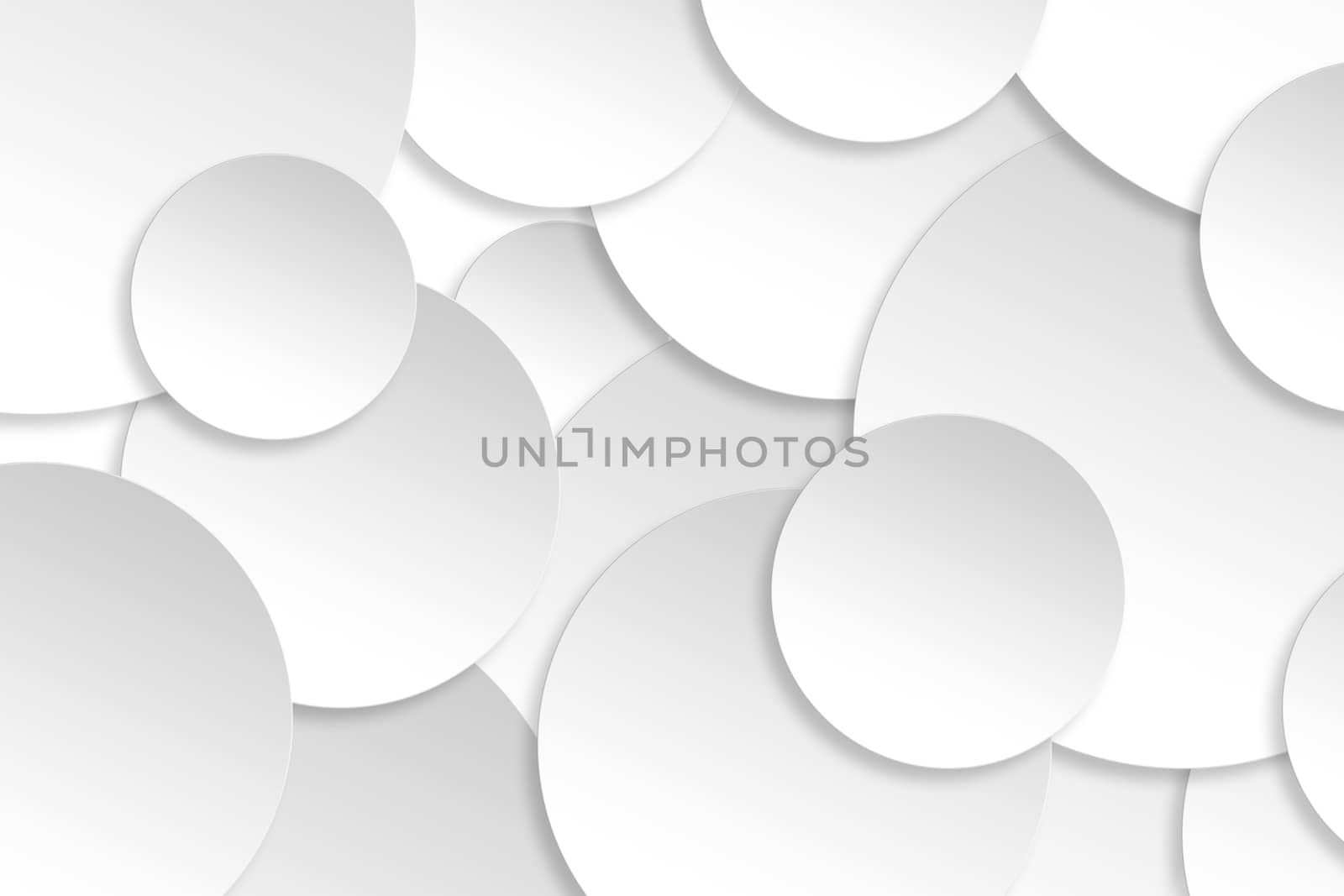 Abstract paper circle design silver background texture. by jayzynism