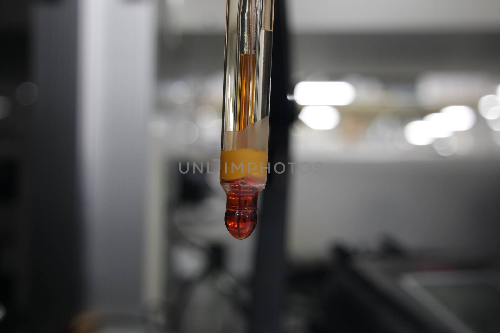 Close-up view of pH meter, a device for measuring pH n a chemical laboratory by Photochowk