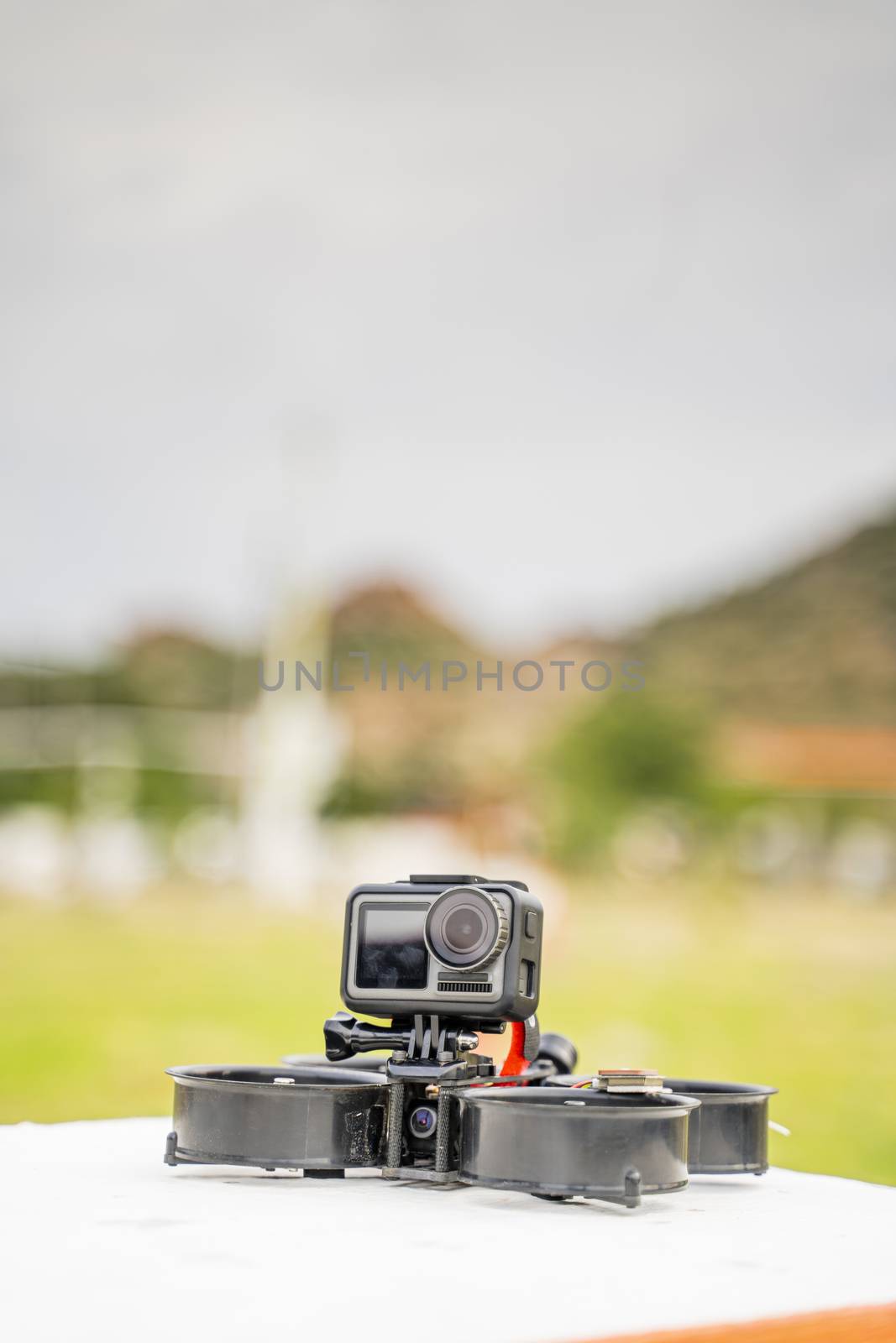 Cinewhoop drone or micro quad fpv with ducts and action camera ready to fly. by lakshmiprasad.maski@gmai.com