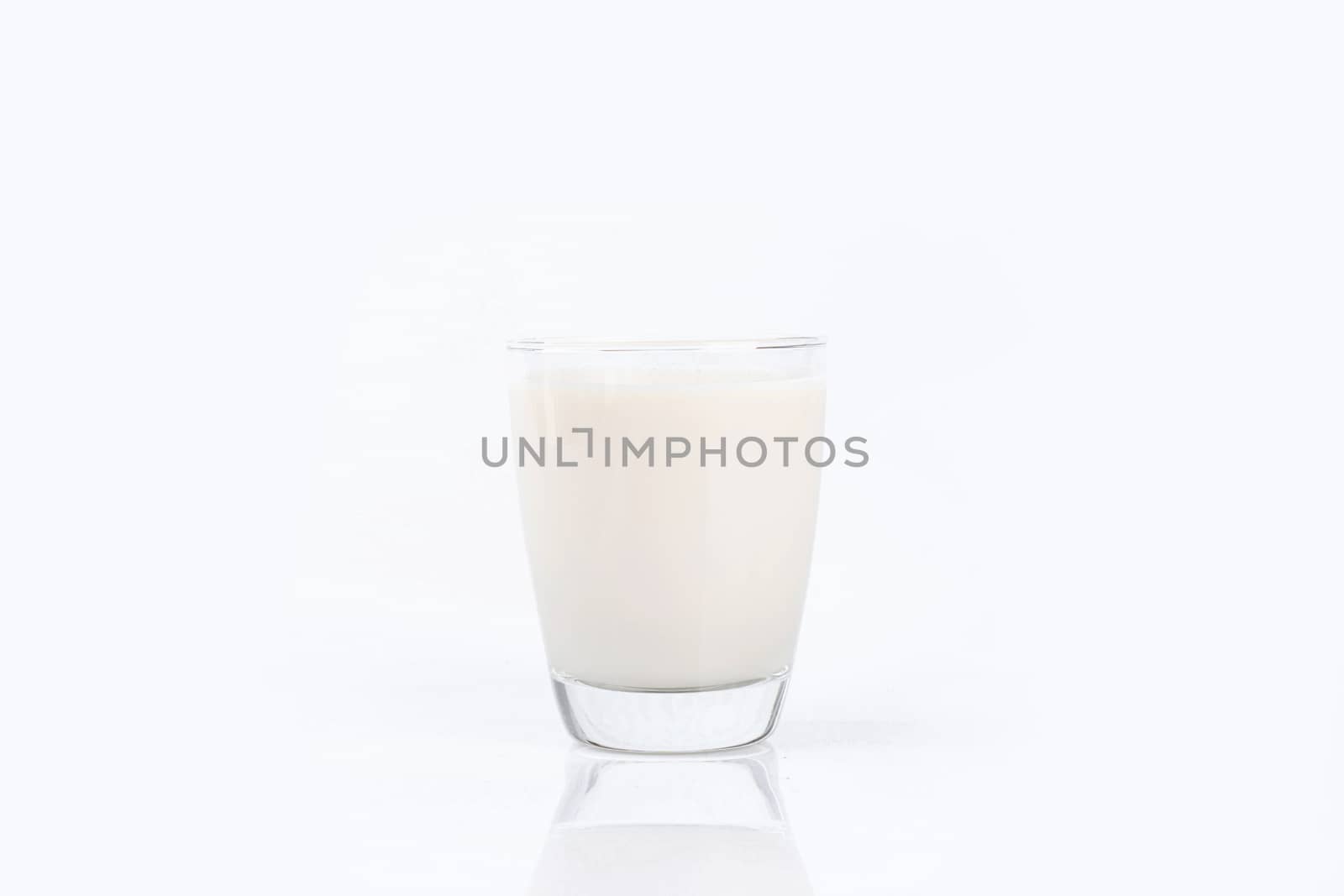 glass of milk isolated on white background, healthy drinking and by ngad