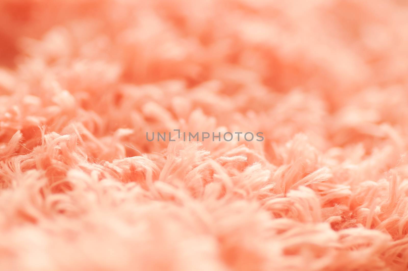 close up soft pink cotton carpet and abstract background