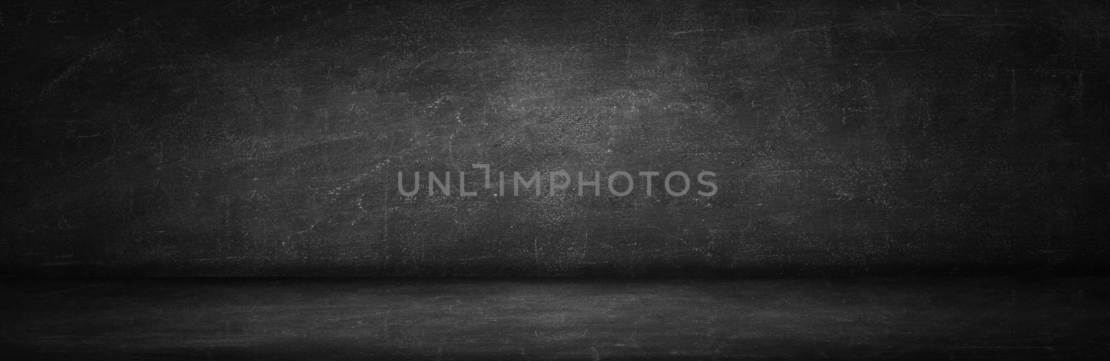 blackboard texture wall and black background, copy space long ho by ngad