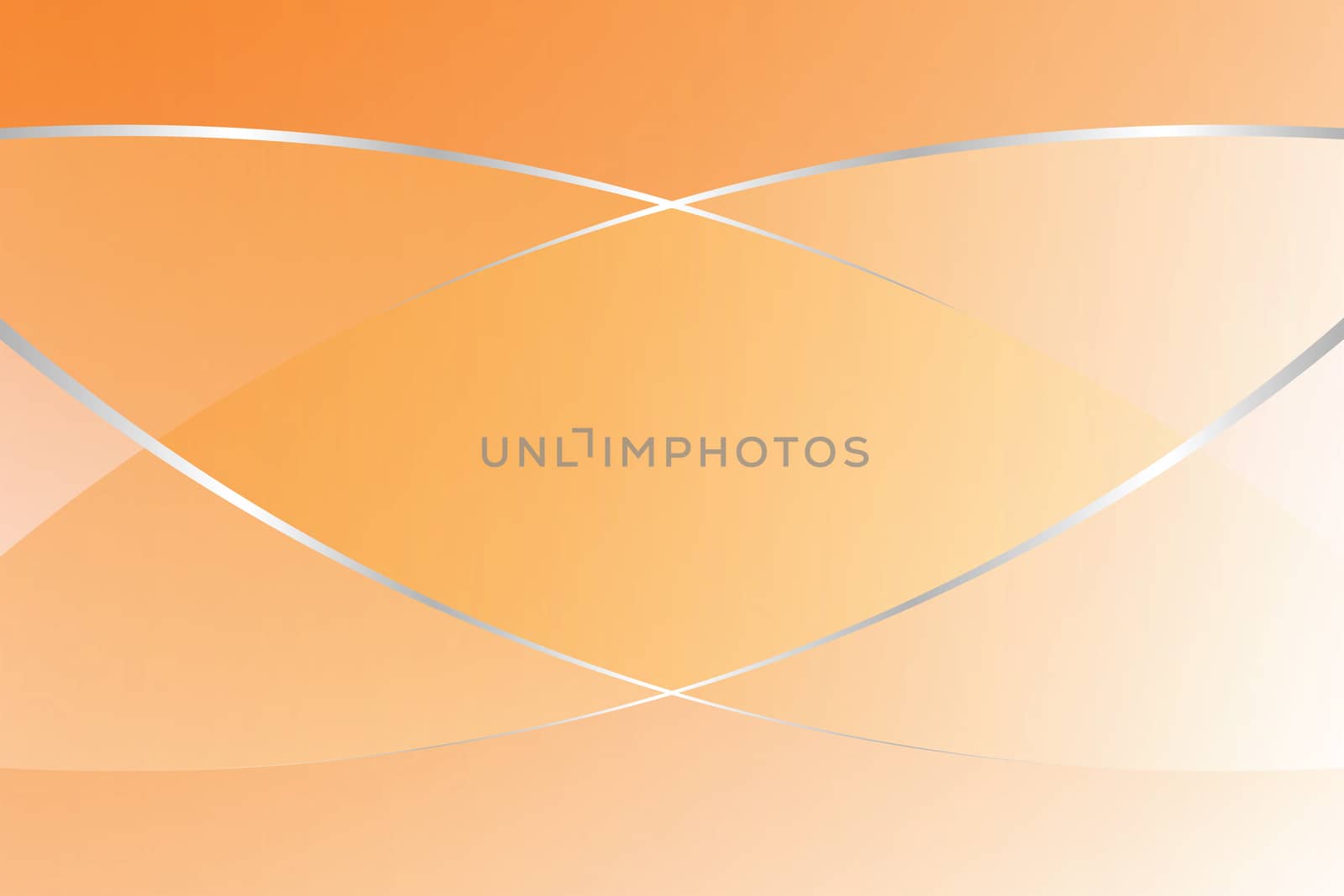 orange light gradient color soft light and silver line graphic for cosmetics banner advertising luxury modern background (illustration)
