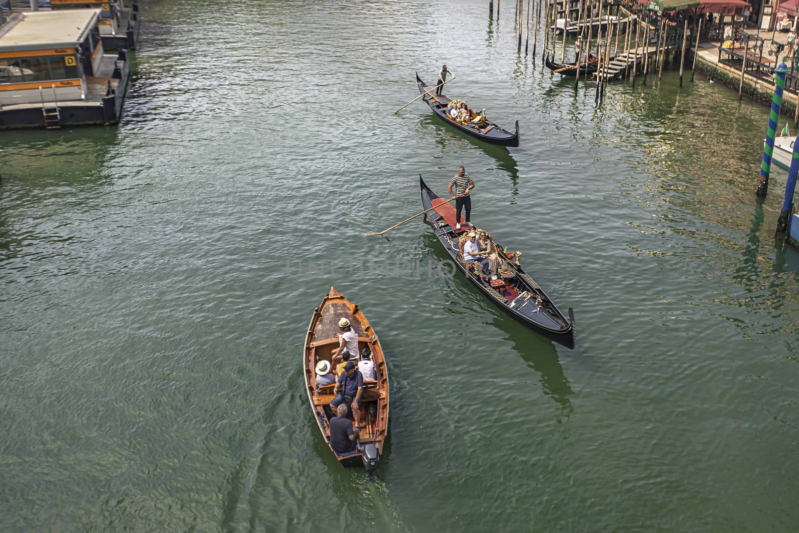 Gondolier in Venice canal 2 by pippocarlot