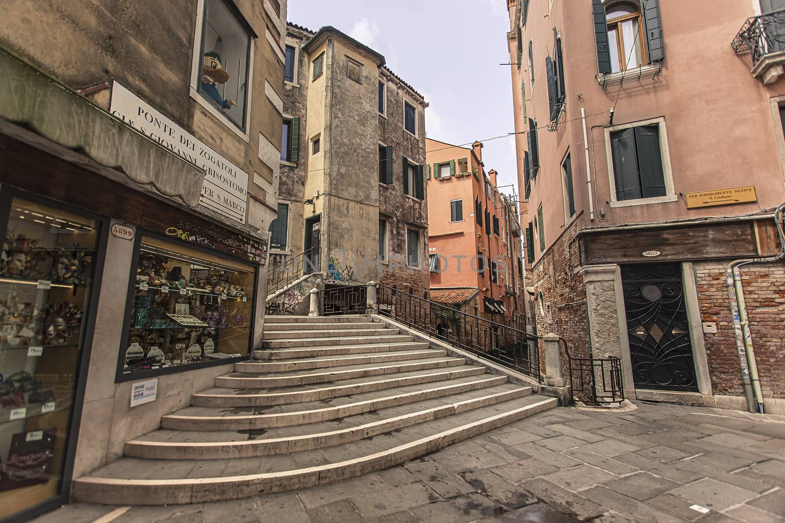 VENICE, ITALY 2 JULY 2020: Generic architecture in Venice