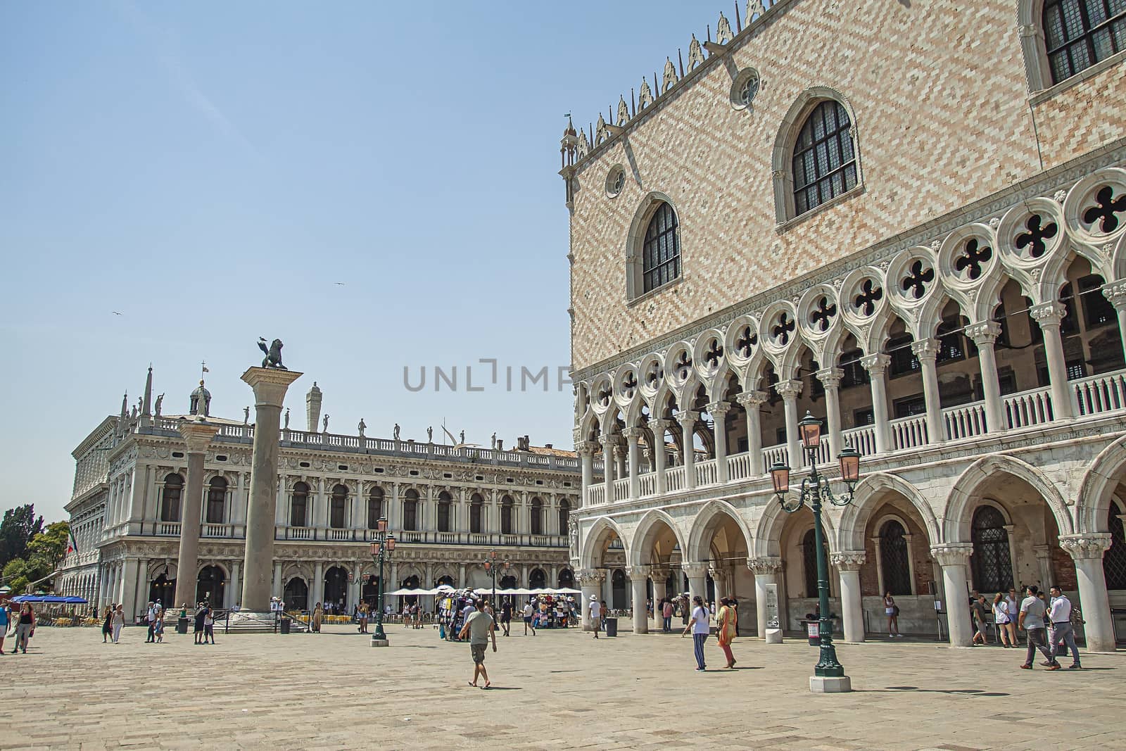 VENICE, ITALY 2 JULY 2020: Saint mark square in Venice