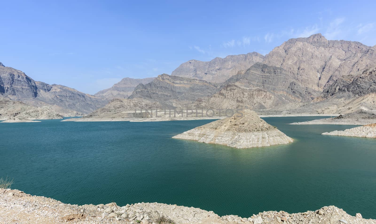 Lake of Wadi Dayqah Dam, Sultanate of Oman by GABIS