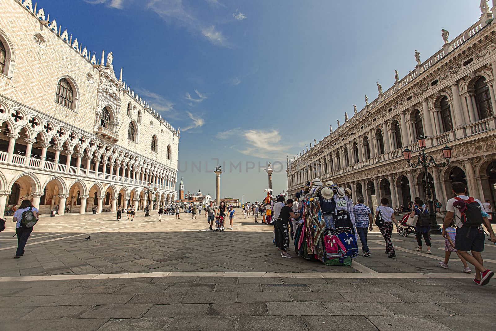 VENICE, ITALY 2 JULY 2020: Saint mark square in Venice