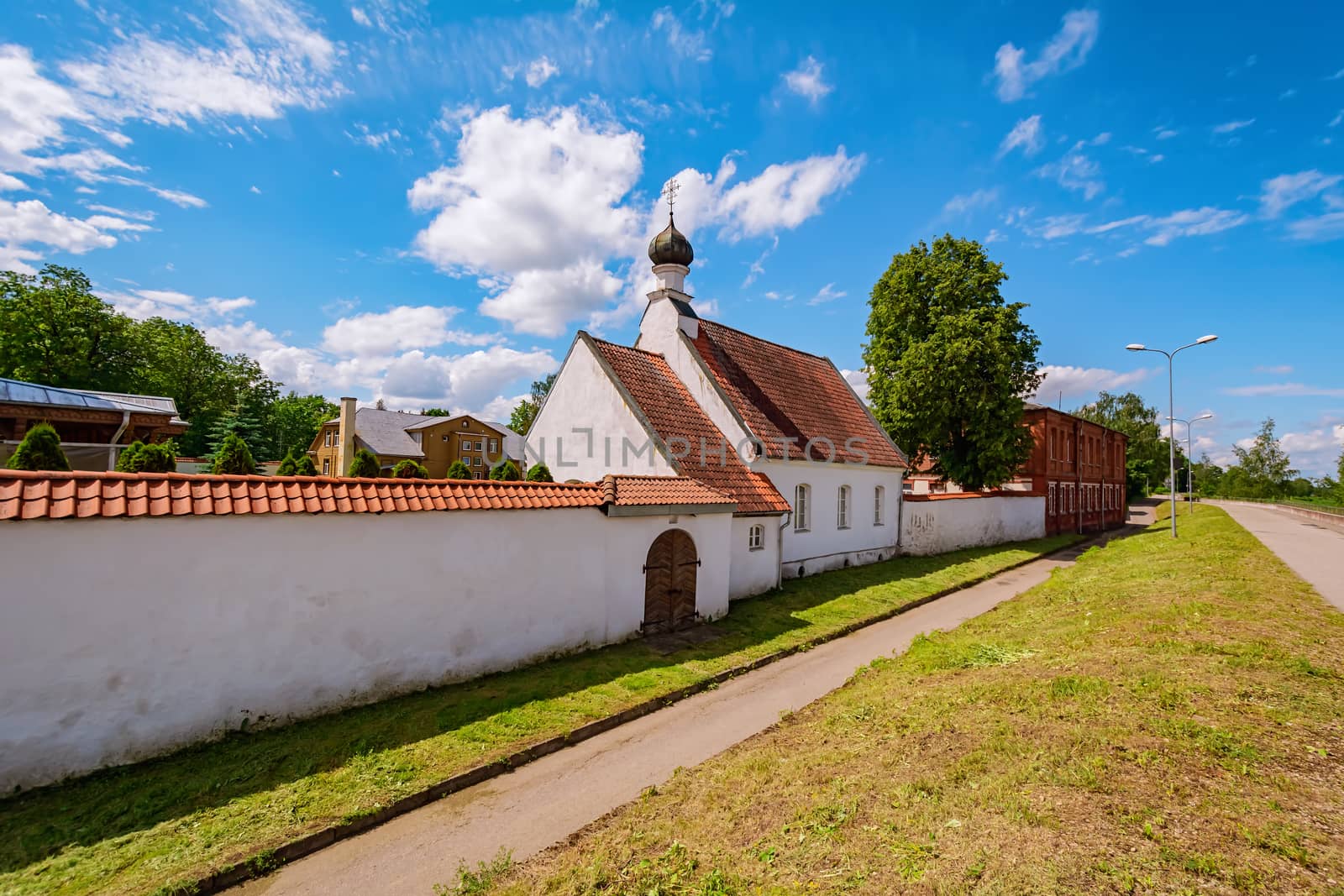 The Saint Nicholas The Miracle-worker’s church in The Holy Spirit Mens Monastery, Jekabpils, Latvia