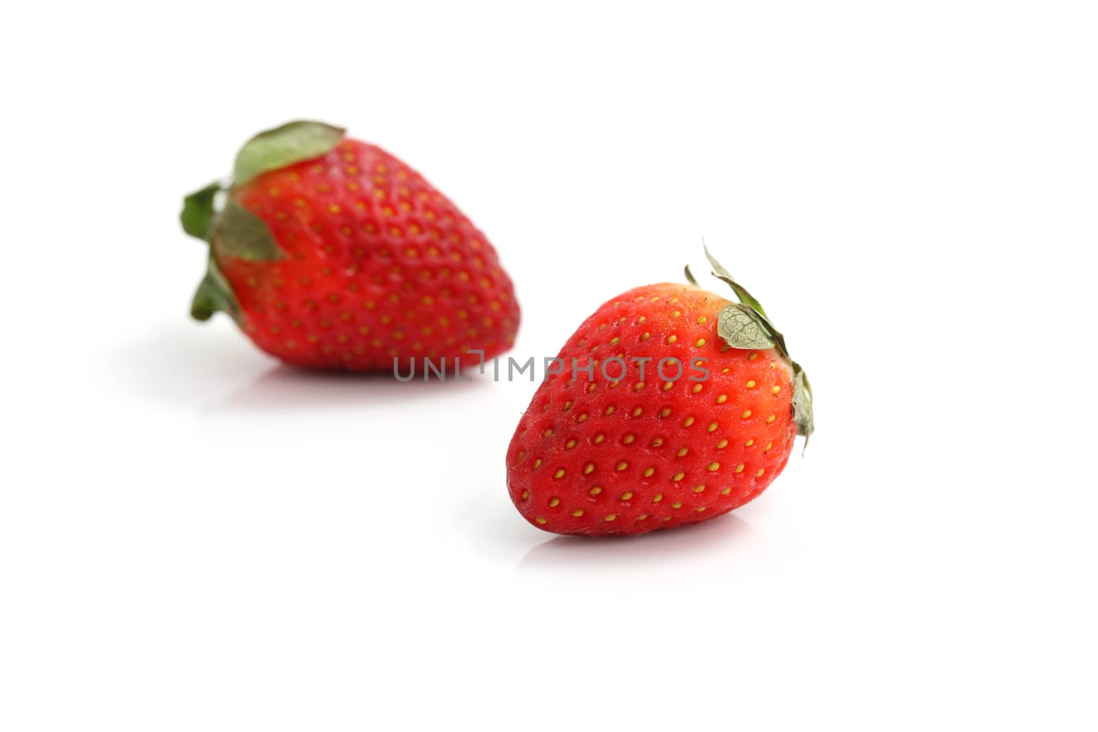 Strawberry isolated in white background by piyato