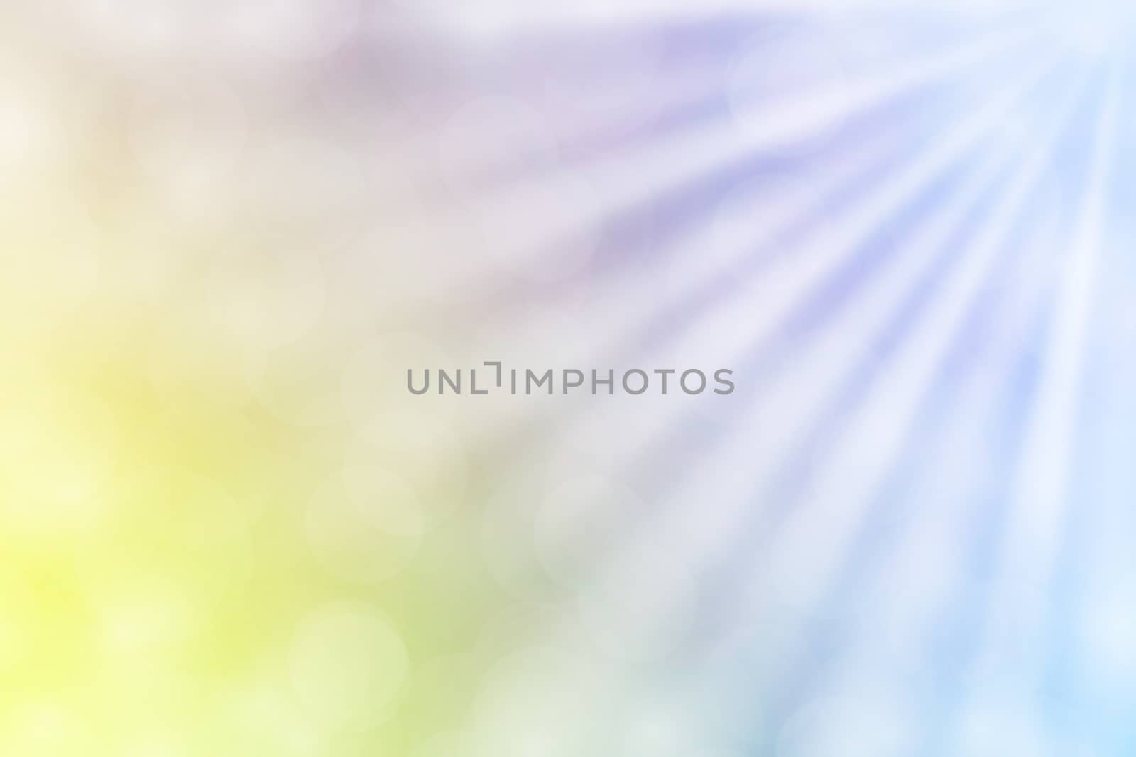 colorful yellow and purple blue bokeh lights beam shine on gradient yellow and blue background for copy space, bokeh colorful light yellow and blue soft shade, bokeh lights shine gradient soft blue