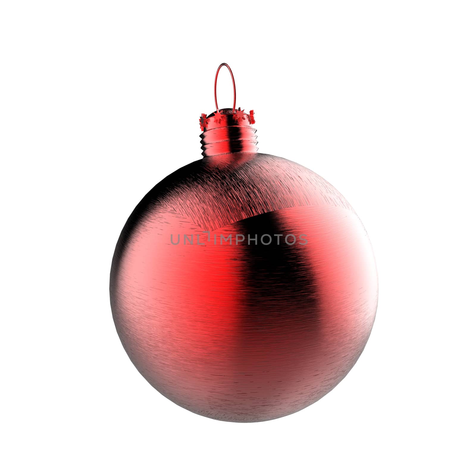 Empty 3d Christmas ornament 