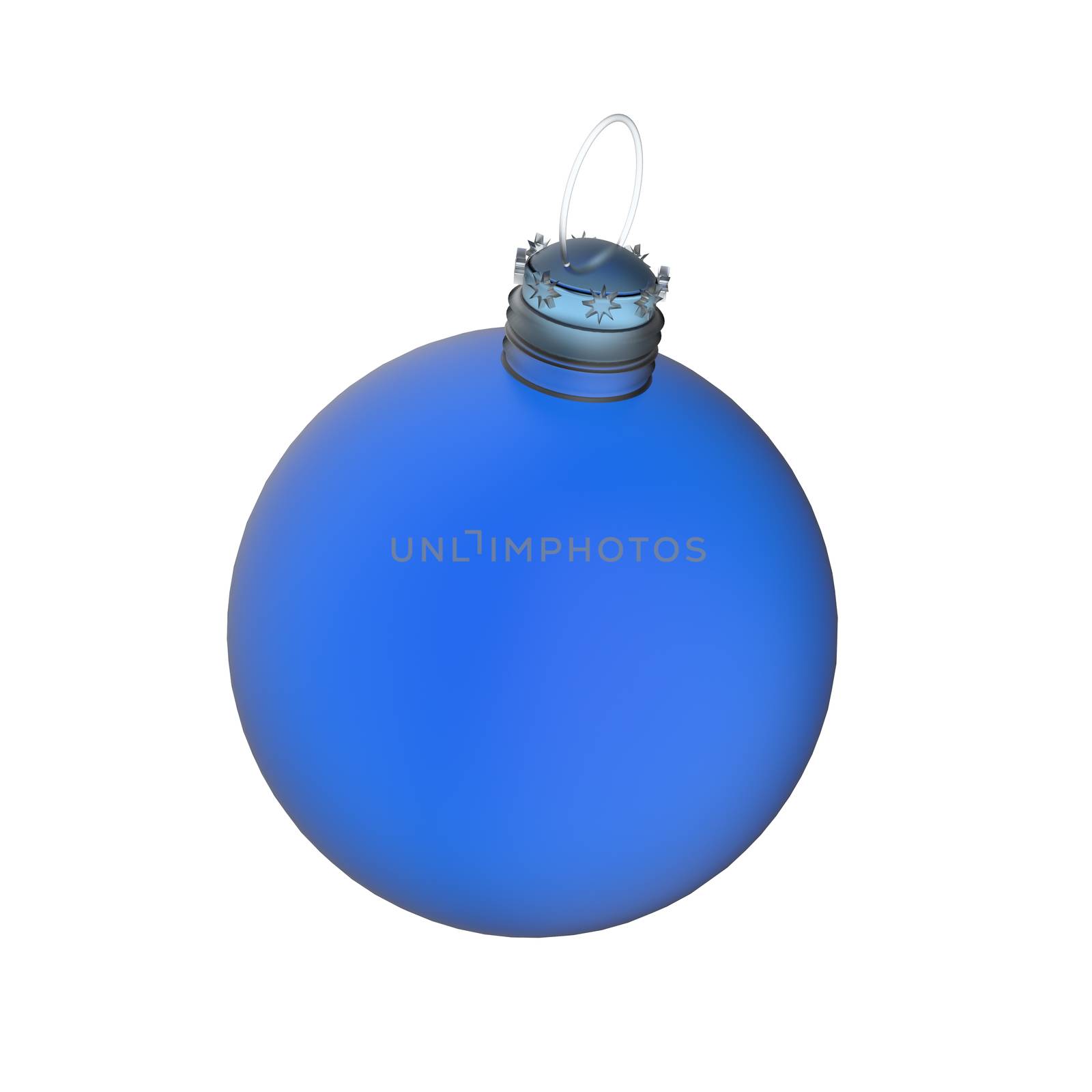 Empty 3d Christmas ornament 