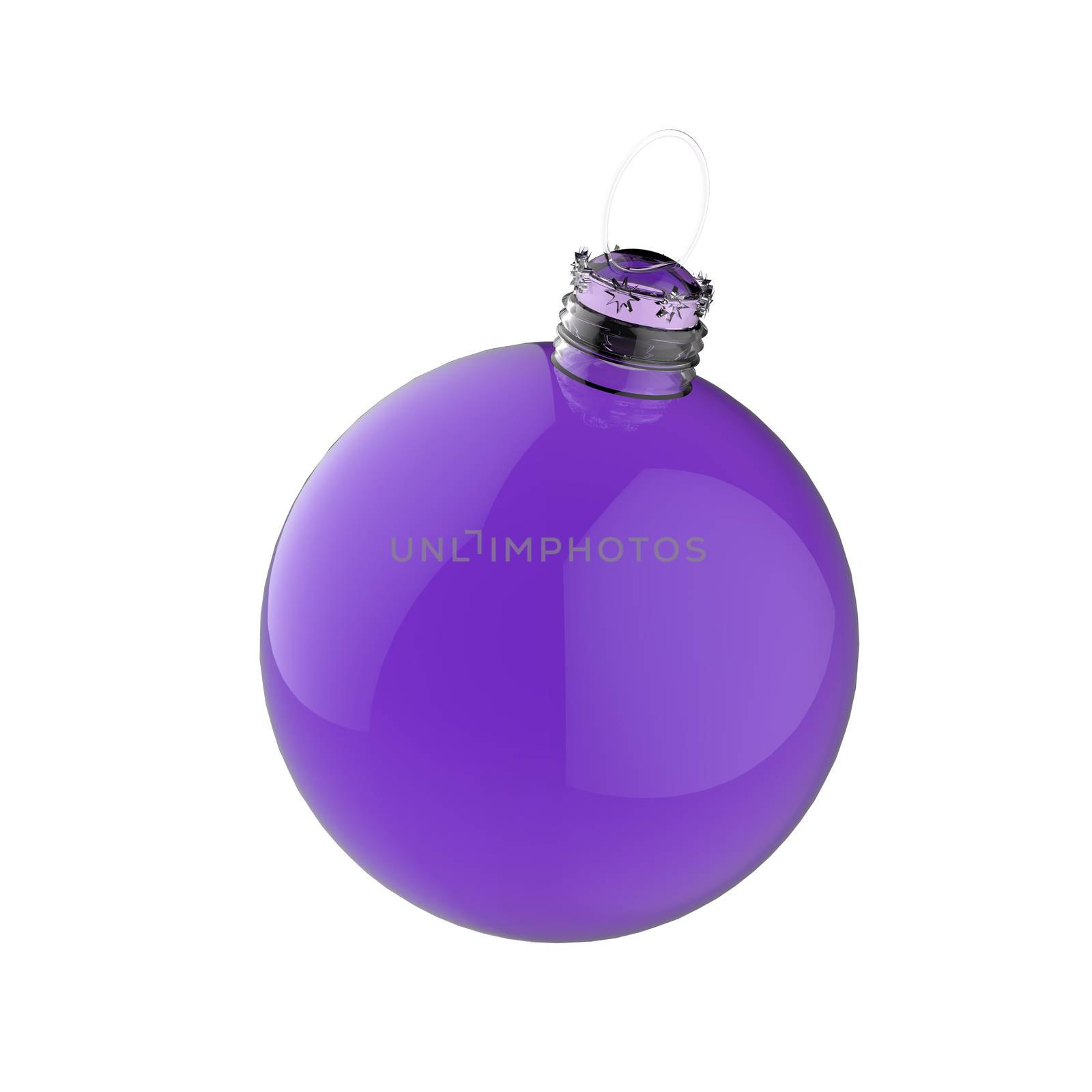 Empty 3d Christmas ornament 