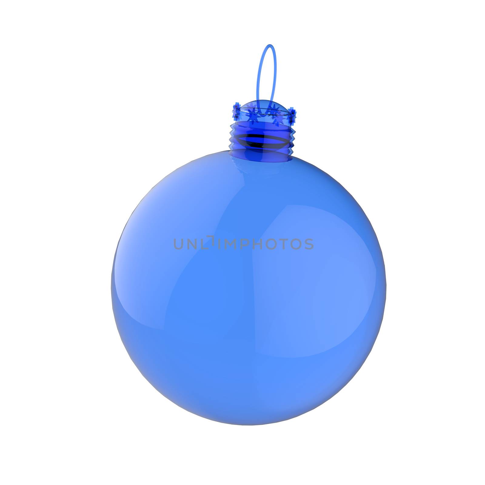 Empty 3d Christmas ornament 