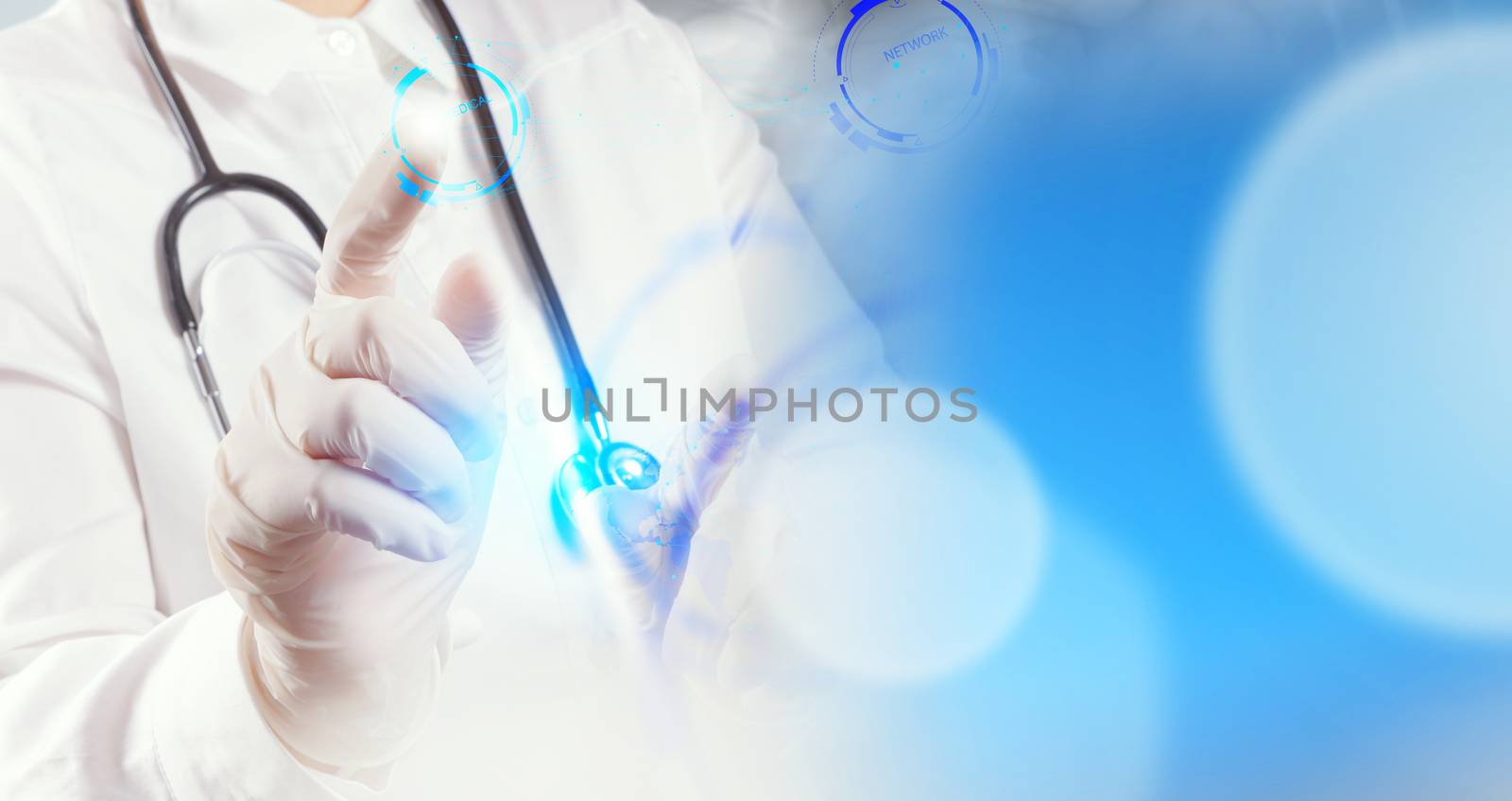 smart medical doctor working with operating room as concept  by everythingpossible