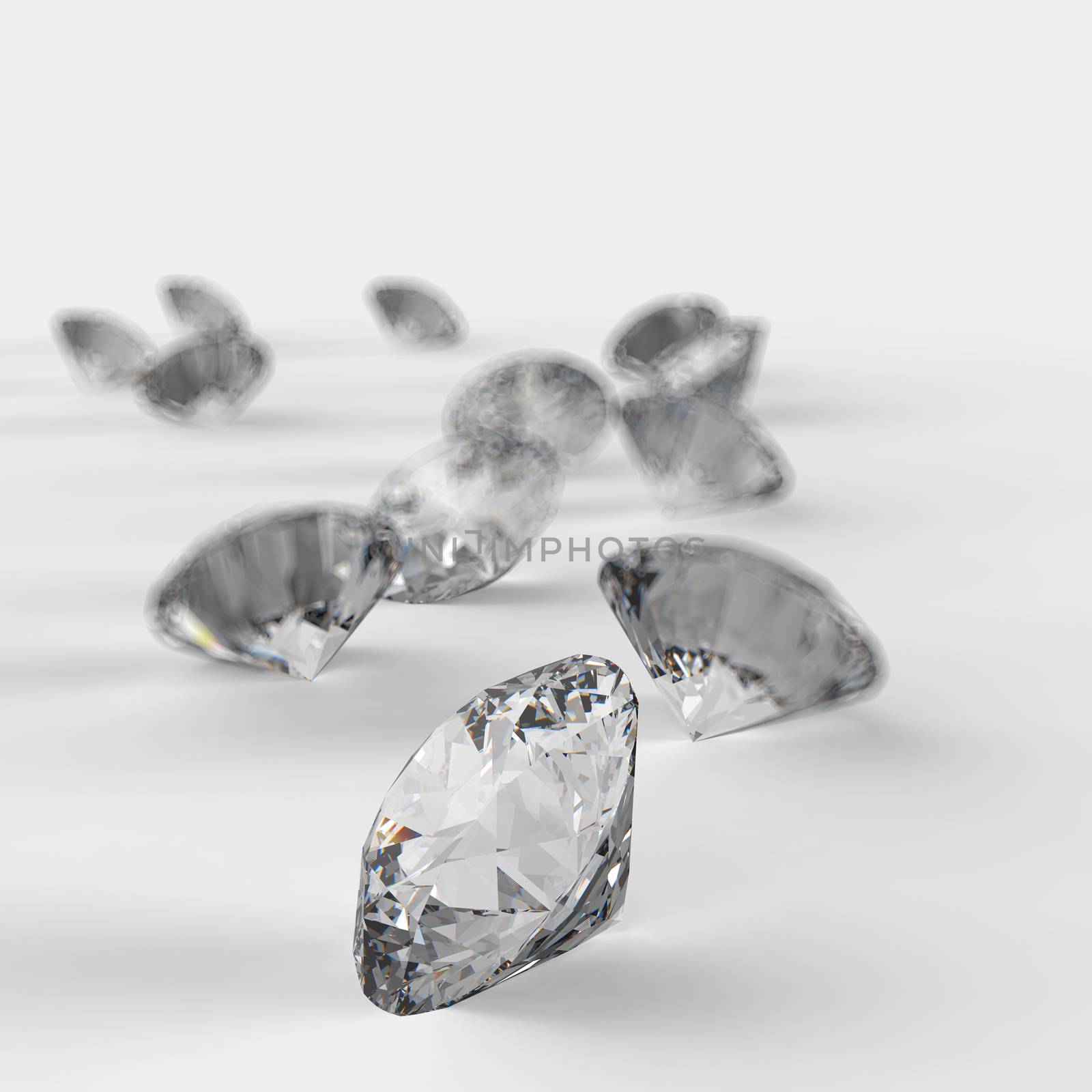 Diamonds 3d in composition  by everythingpossible