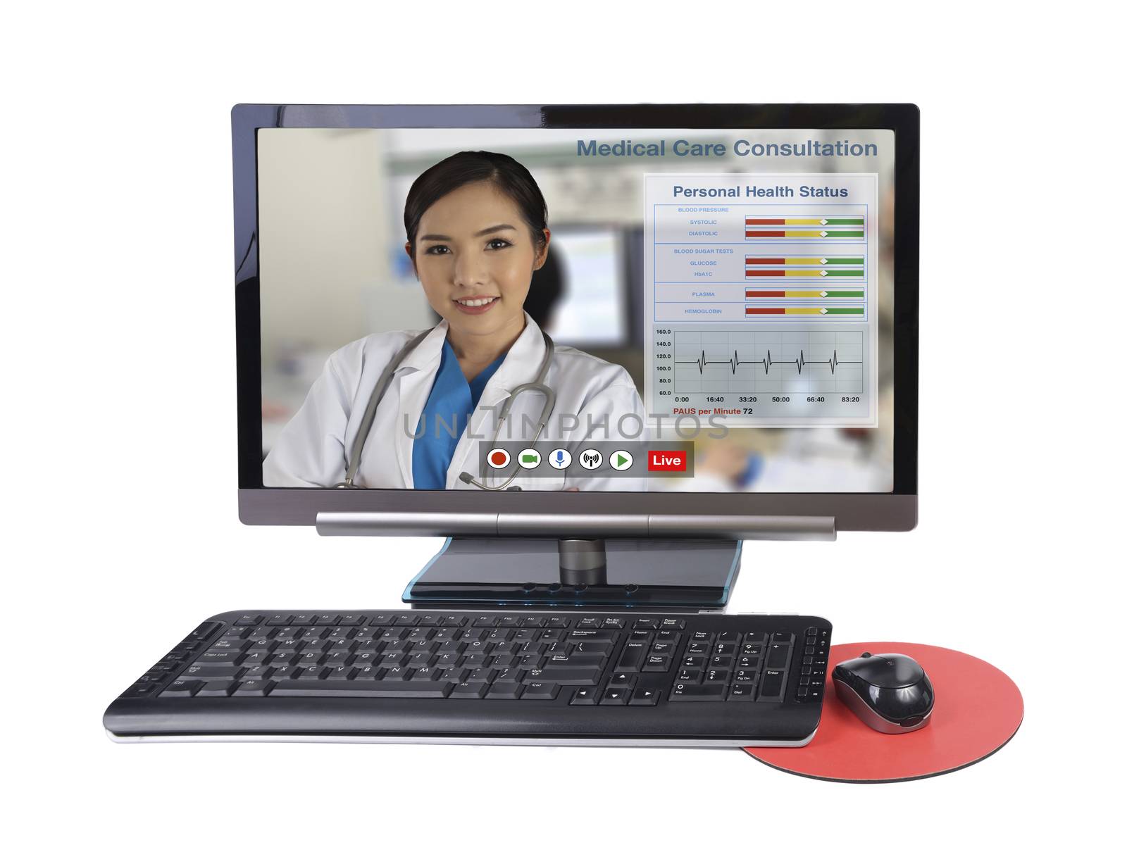 Medical information technology through the computerized distance by pandpstock_002