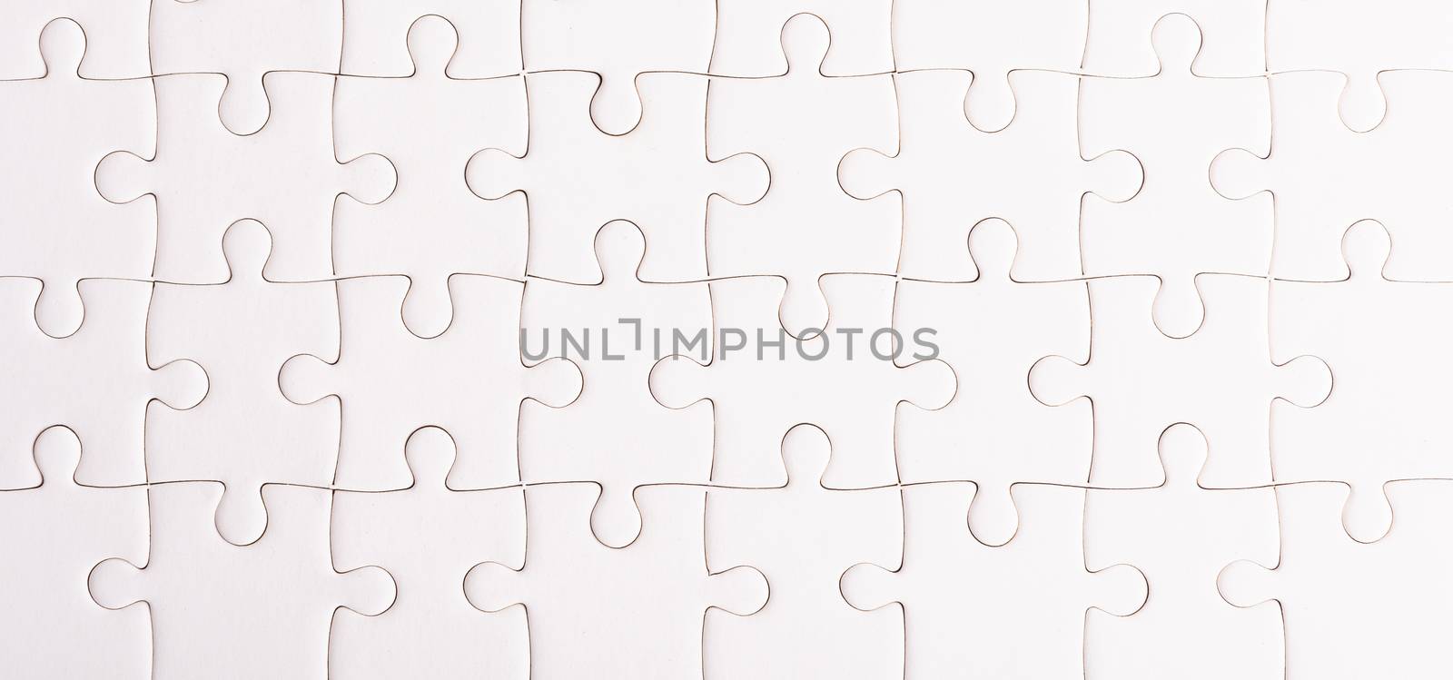 full white jigsaw puzzle by Sorapop