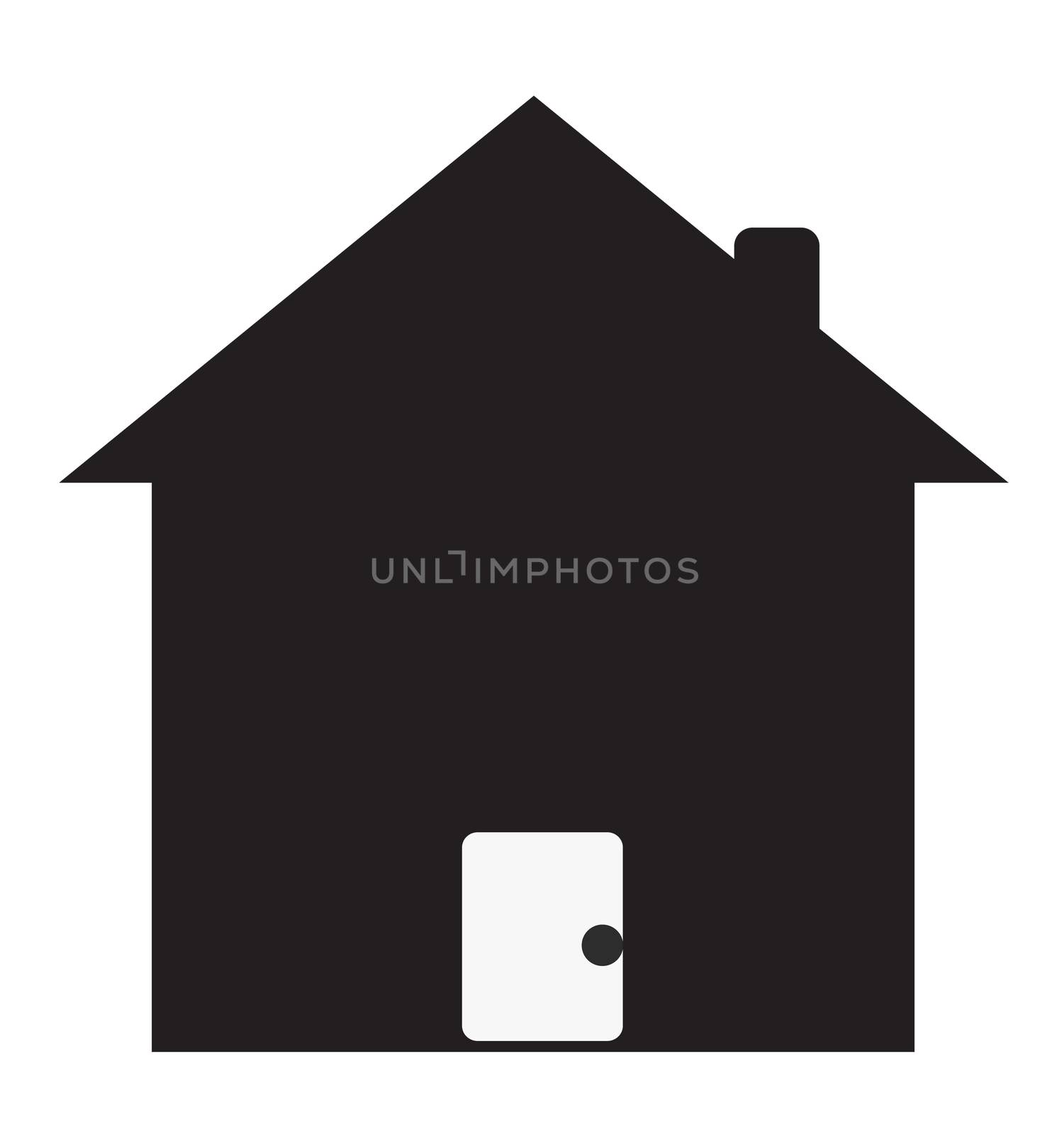 home icon on white background. flat style. house icon for your web site design, logo, app, UI. black home symbol.