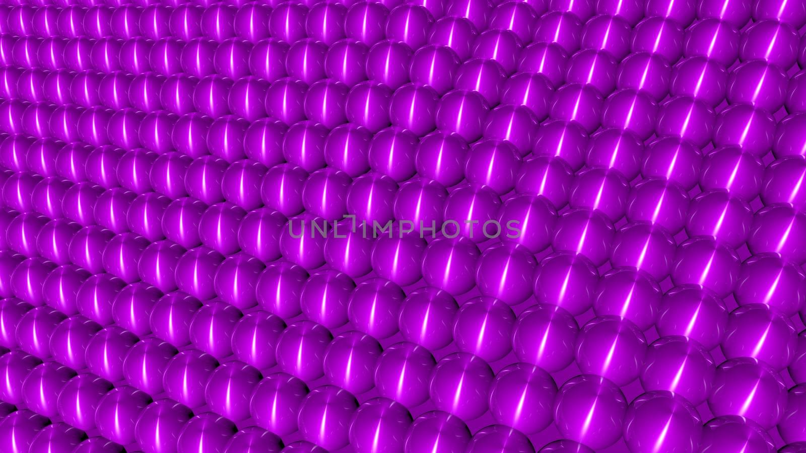 Bright colorful, dynamic and shiny solid spheres floating in a wavy background. by Photochowk