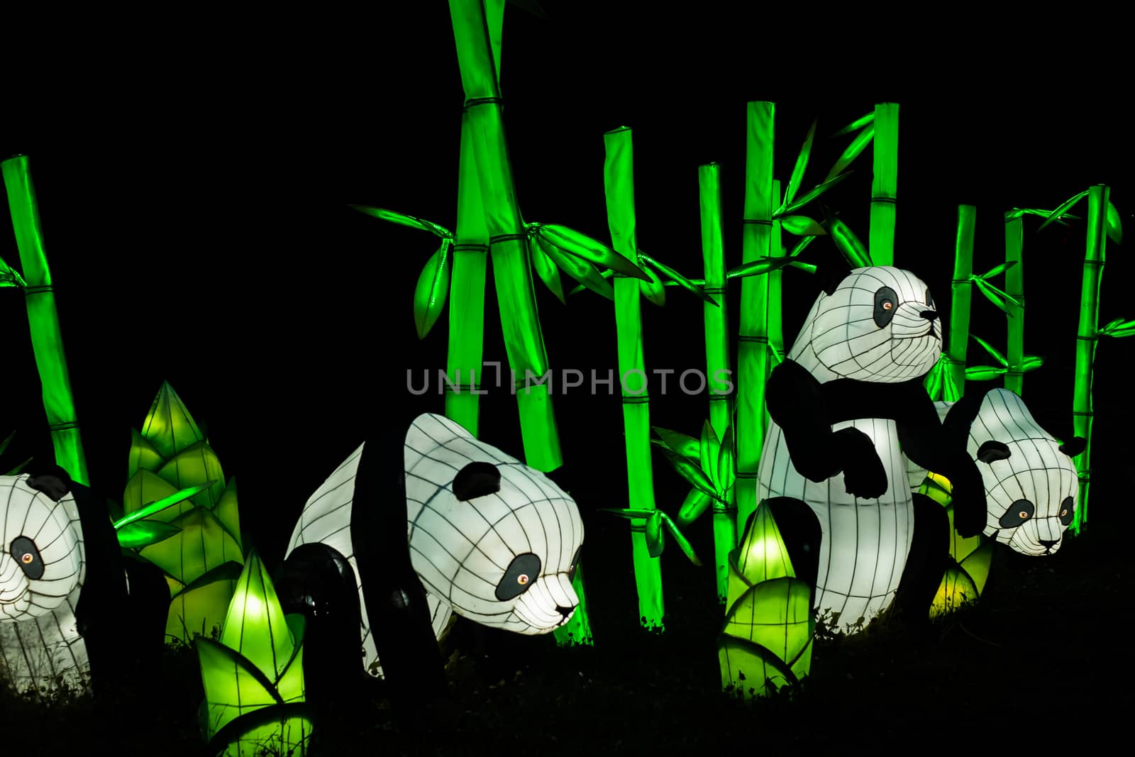 Sibiu City, Romania - 23 June 2019. The Lantern Festival a centuries-old Chinese tradition will illuminate the ASTRA Museum at the Sibiu International Theatre Festival from Sibiu, Romania.