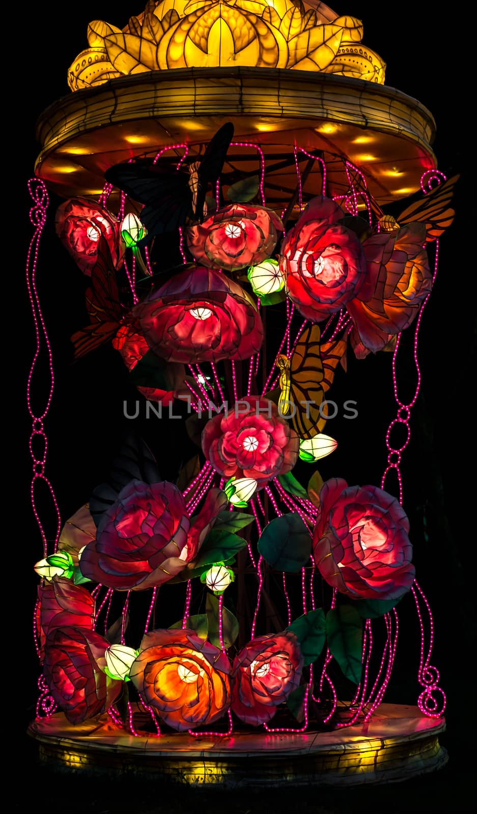Sibiu City, Romania - 23 June 2019. The Lantern Festival a centuries-old Chinese tradition will illuminate the ASTRA Museum at the Sibiu International Theatre Festival from Sibiu, Romania.