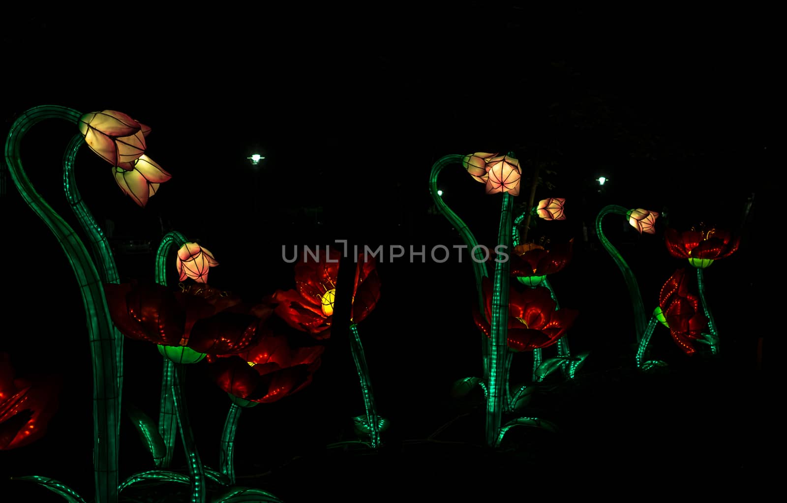 Sibiu City, Romania - 23 June 2019. The Lantern Festival a centuries-old Chinese tradition will illuminate the ASTRA Museum at the Sibiu International Theatre Festival from Sibiu, Romania.