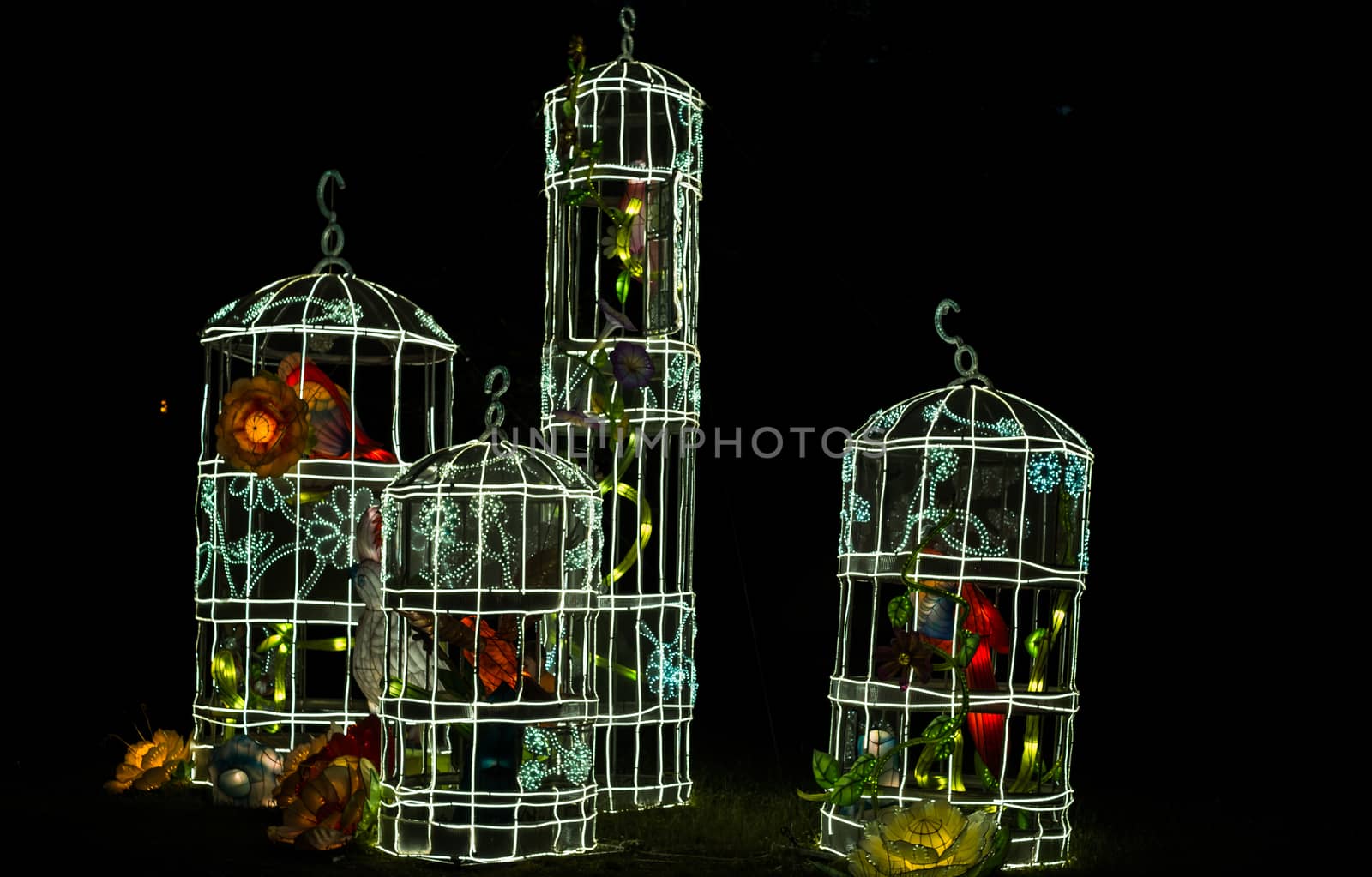 Sibiu City, Romania - 23 June 2019. The Lantern Festival a centuries-old Chinese tradition will illuminate the ASTRA Museum at the Sibiu International Theatre Festival from Sibiu, Romania.