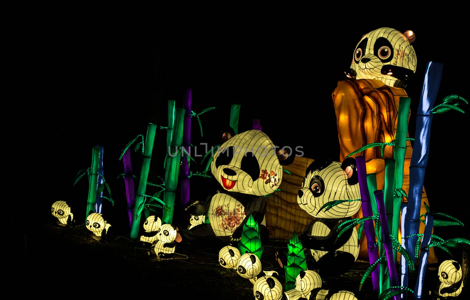 Sibiu City, Romania - 23 June 2019. The Lantern Festival a centuries-old Chinese tradition will illuminate the ASTRA Museum at the Sibiu International Theatre Festival from Sibiu, Romania.