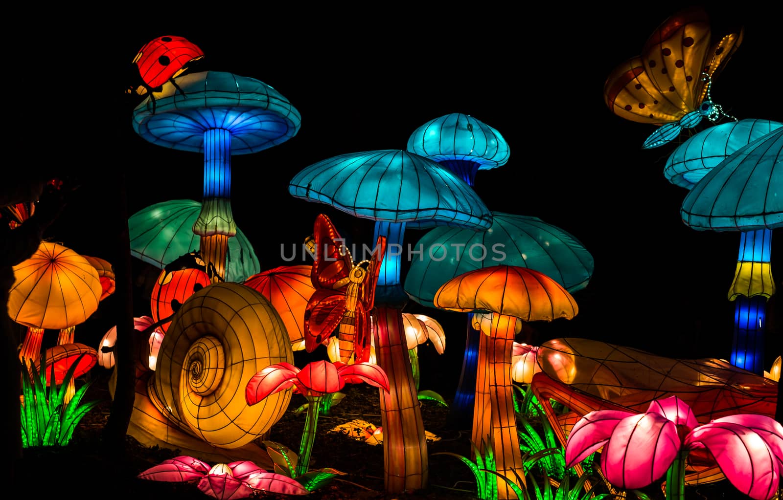 Sibiu City, Romania - 23 June 2019. The Lantern Festival a centuries-old Chinese tradition will illuminate the ASTRA Museum at the Sibiu International Theatre Festival from Sibiu, Romania.