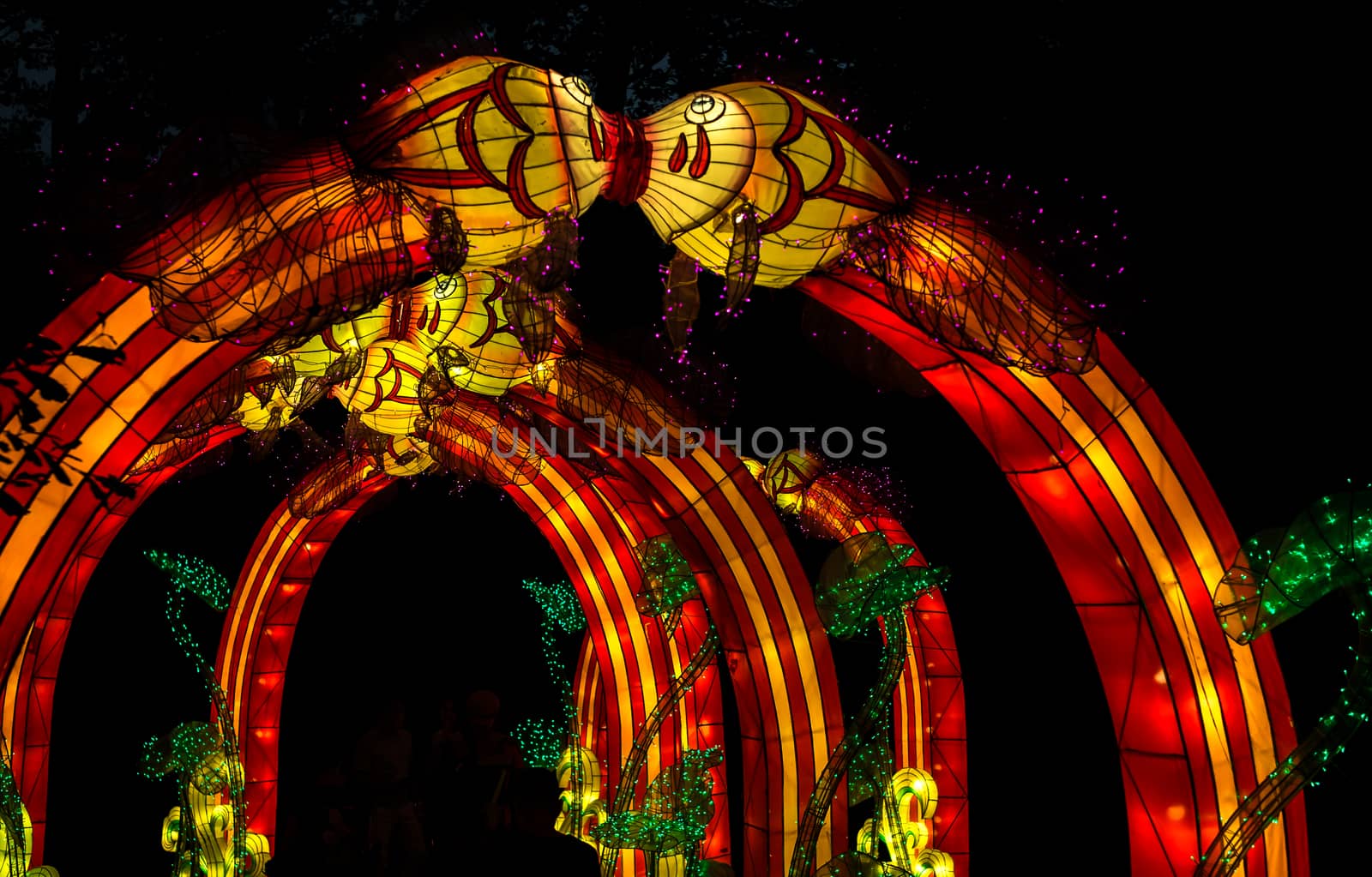 Sibiu City, Romania - 23 June 2019. The Lantern Festival a centuries-old Chinese tradition will illuminate the ASTRA Museum at the Sibiu International Theatre Festival from Sibiu, Romania.