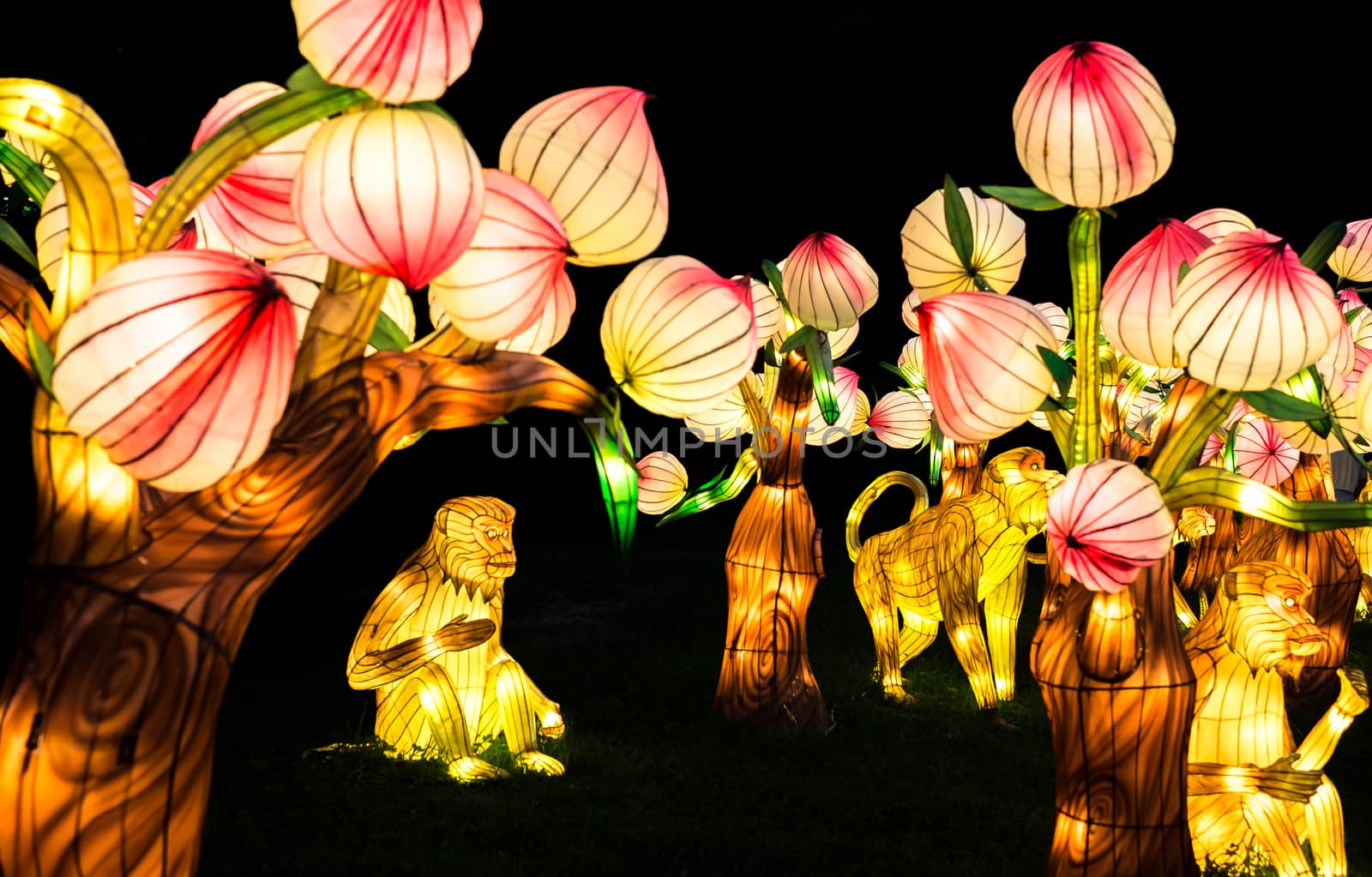 Sibiu City, Romania - 23 June 2019. The Lantern Festival a centuries-old Chinese tradition will illuminate the ASTRA Museum at the Sibiu International Theatre Festival from Sibiu, Romania.