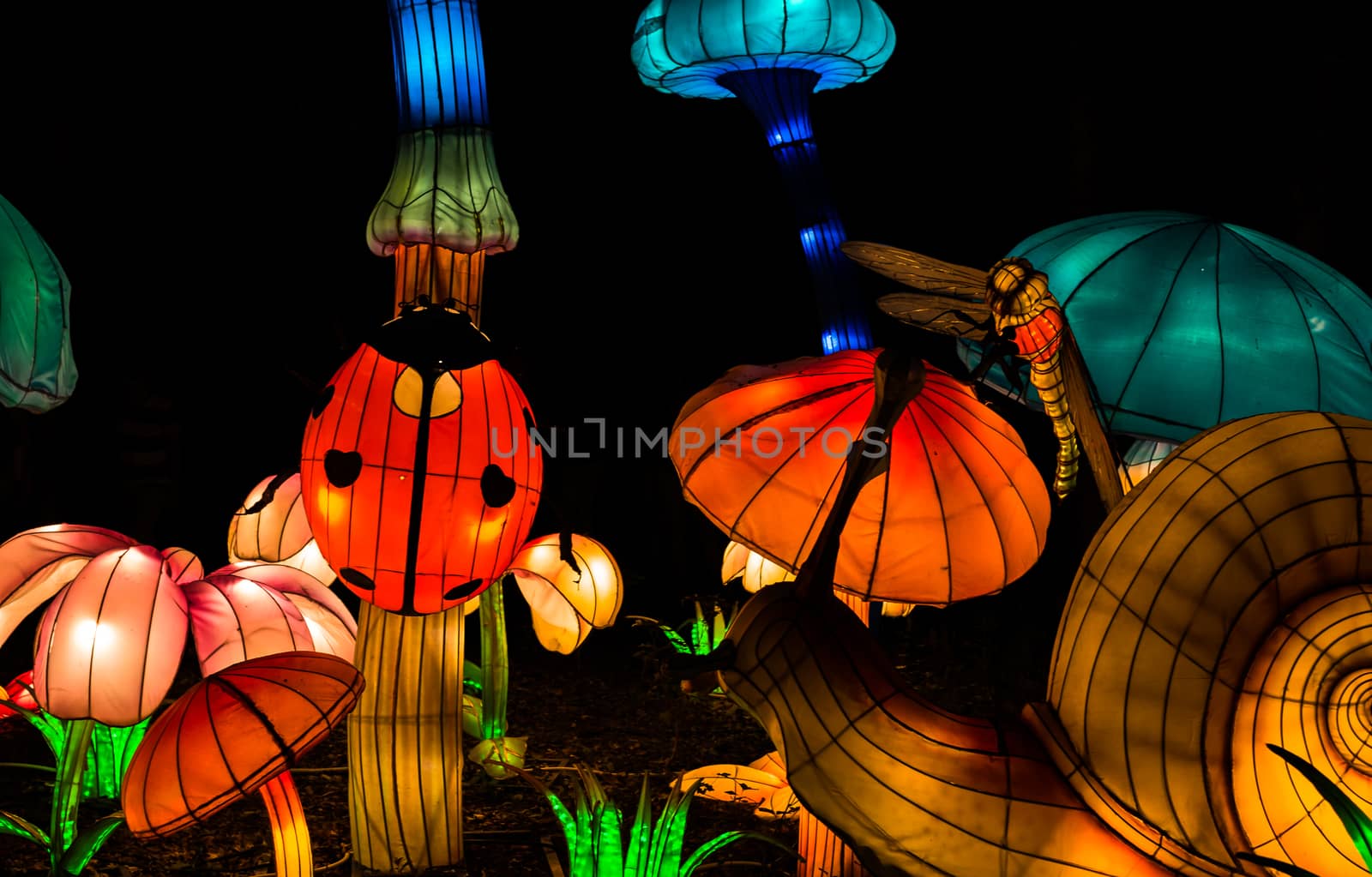 Sibiu City, Romania - 23 June 2019. The Lantern Festival a centuries-old Chinese tradition will illuminate the ASTRA Museum at the Sibiu International Theatre Festival from Sibiu, Romania.