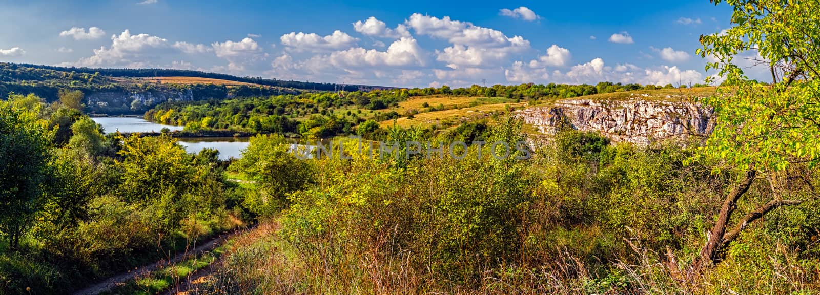 A summer day in the Rusenski Lom canyon and Malkoya Sandzhak village, Ruse district, Bulgaria