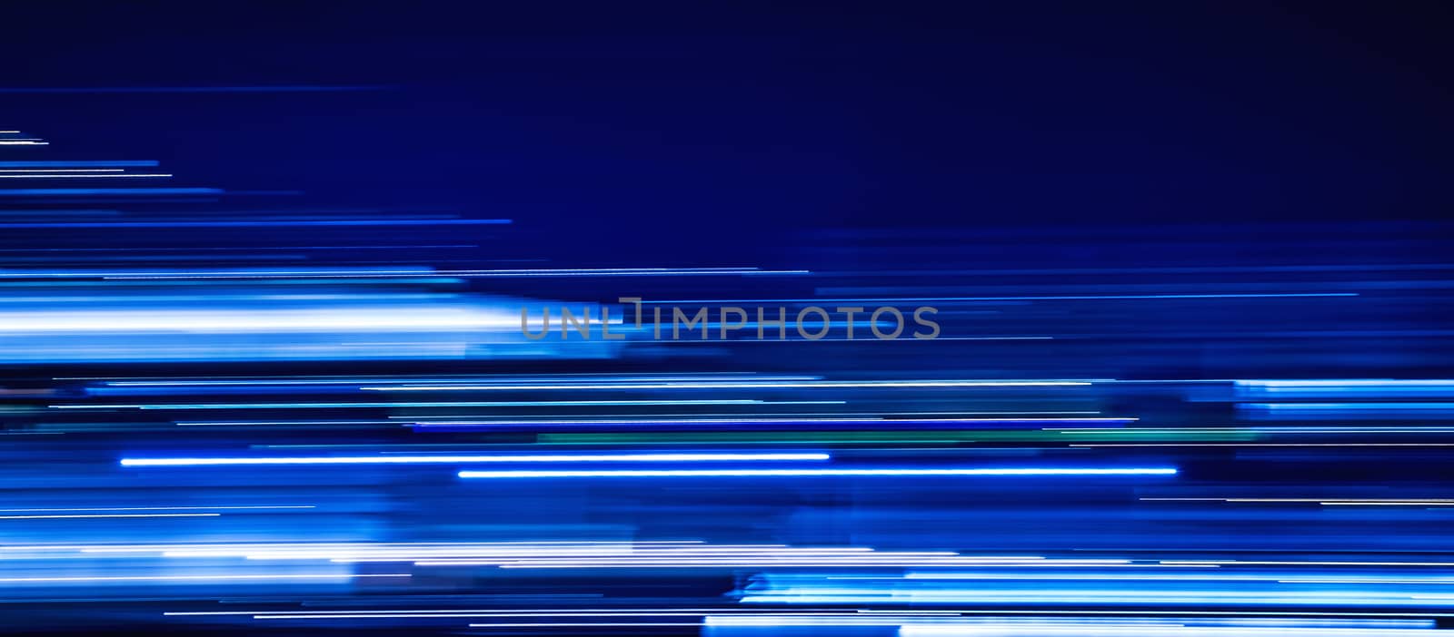 blue light trails timeline cover