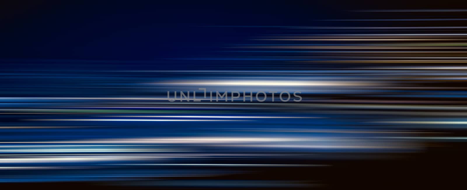 Abstract colorful light trails in the dark background by Roberto