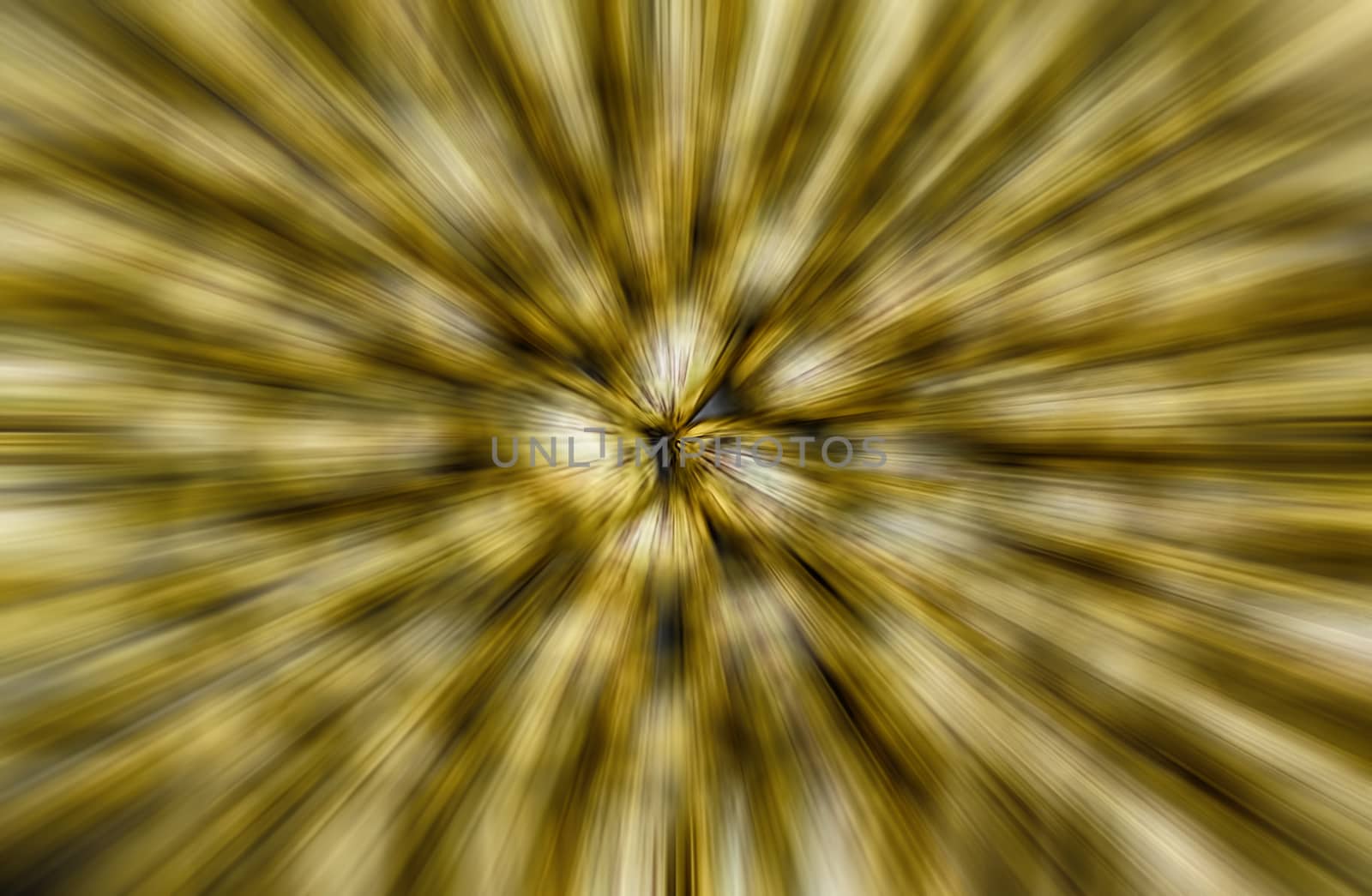 abstract golden zoom blur background