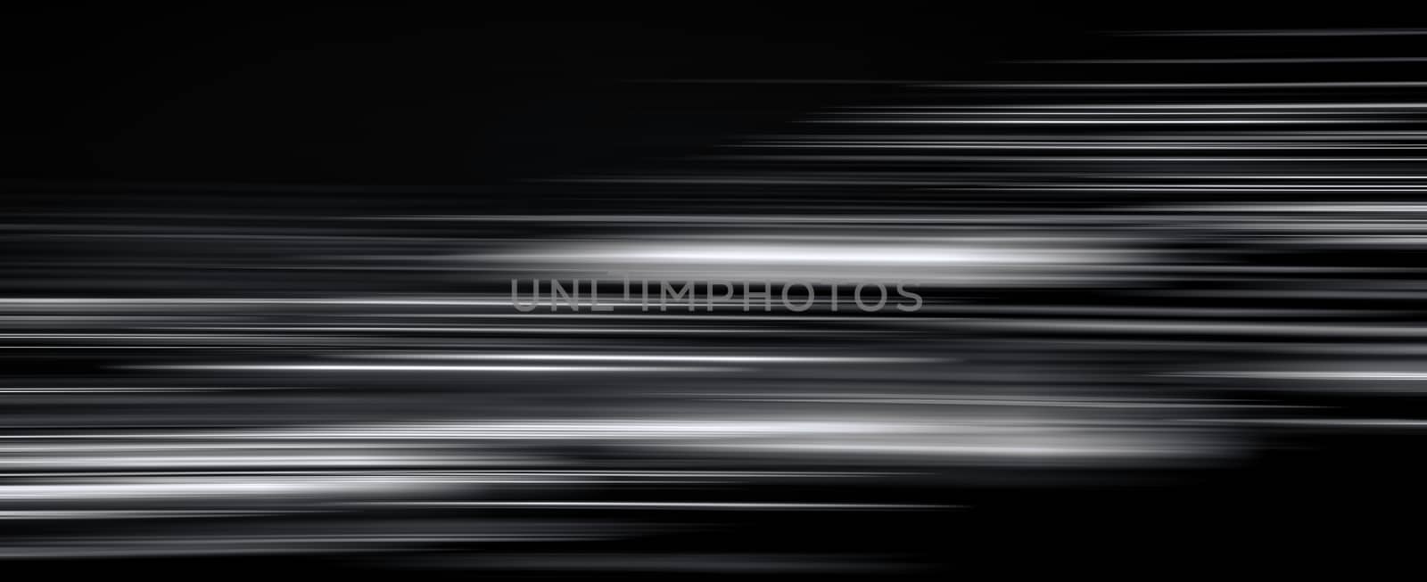 Abstract light trails in the dark, motion blur effect