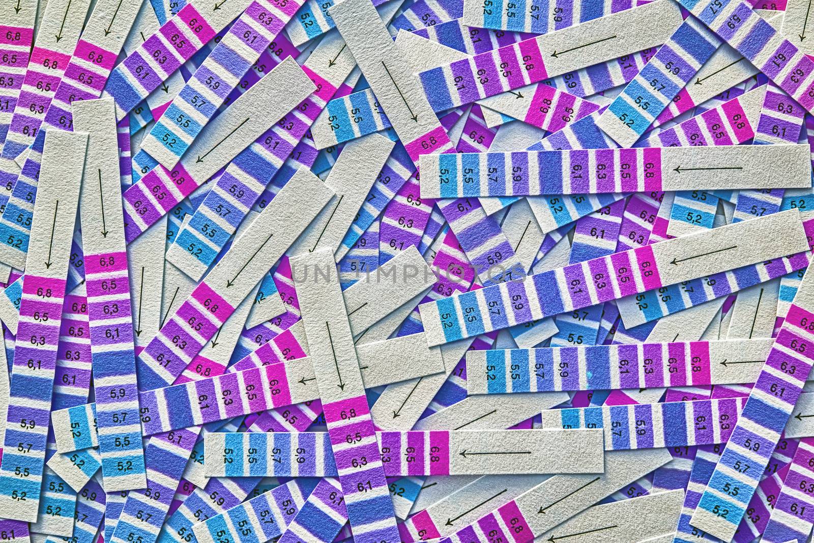 test strips background