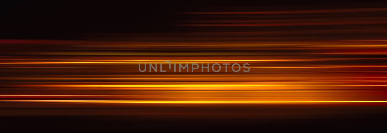 Abstract red light trails in the dark background